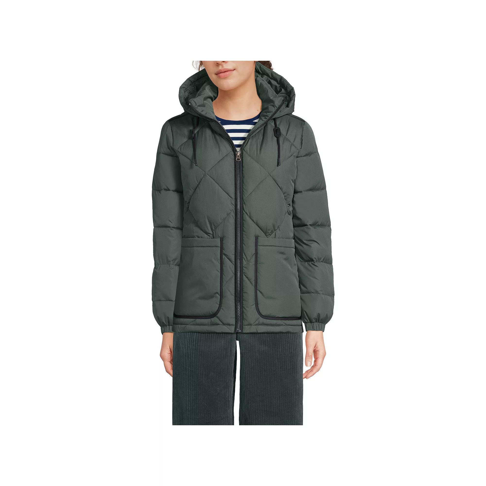 Women's Lands' End FeatherFree Insulated Diamond Quilted Jacket,  Product Image