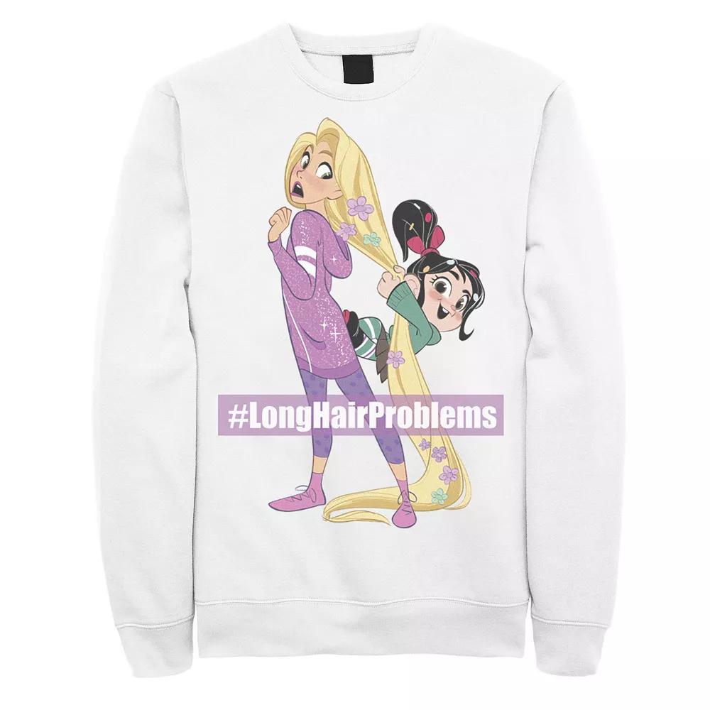 Men's Disney Princess Rapunzel Long Hair Problems Fleece,  Product Image