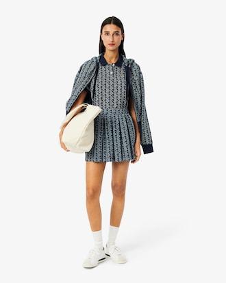 Slim Fit Monogram Jacquard Polo Shirt Product Image