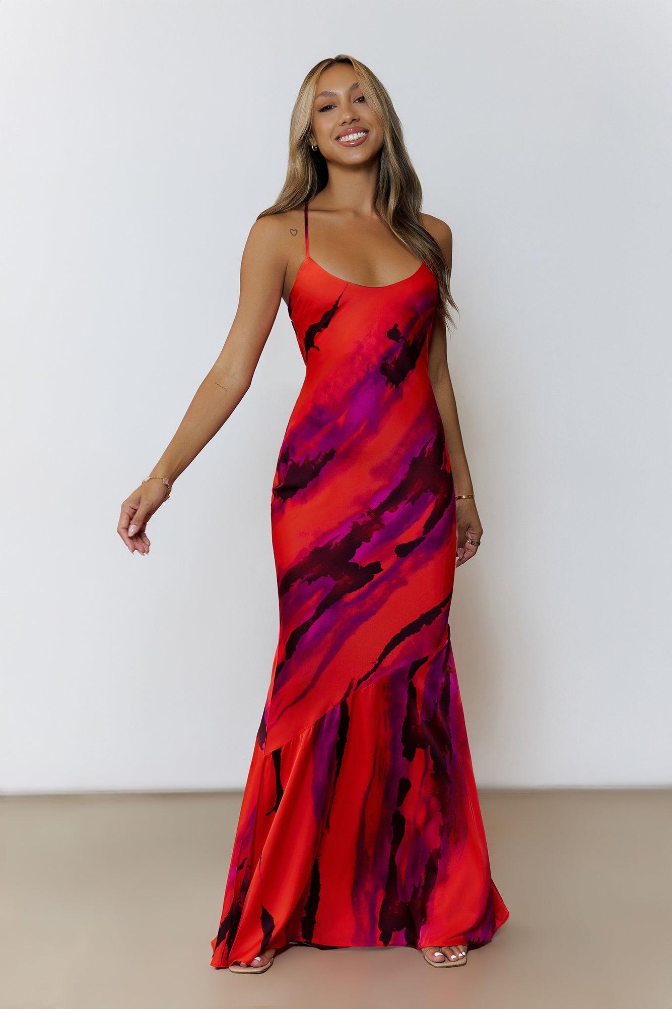 Ember Kiss Maxi Dress Multi Product Image