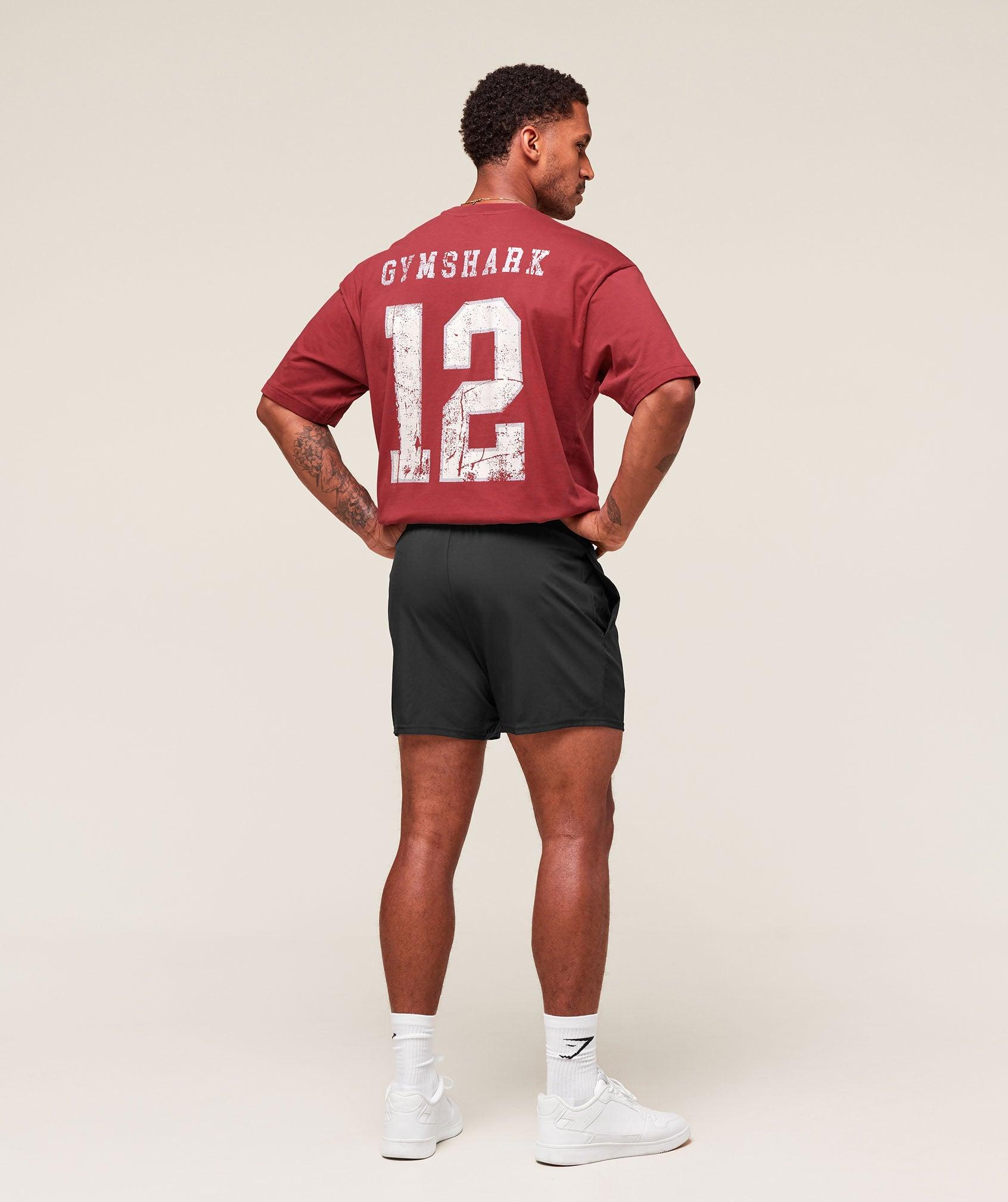 Gymshark Campus T-Shirt - Athletic Burgundy Male Product Image