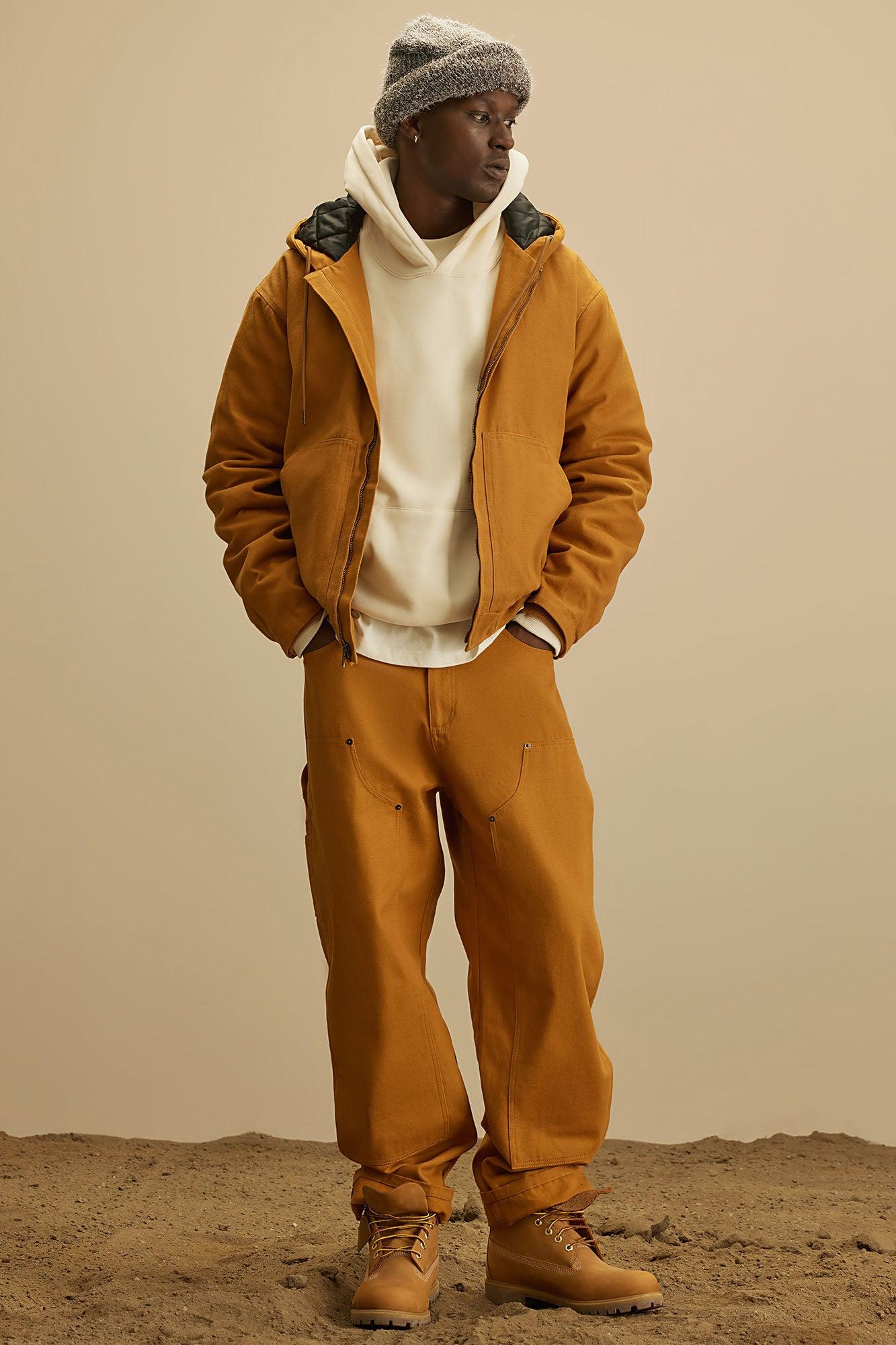 Alexander Utility Canvas Hooded Jacket - Tan Product Image