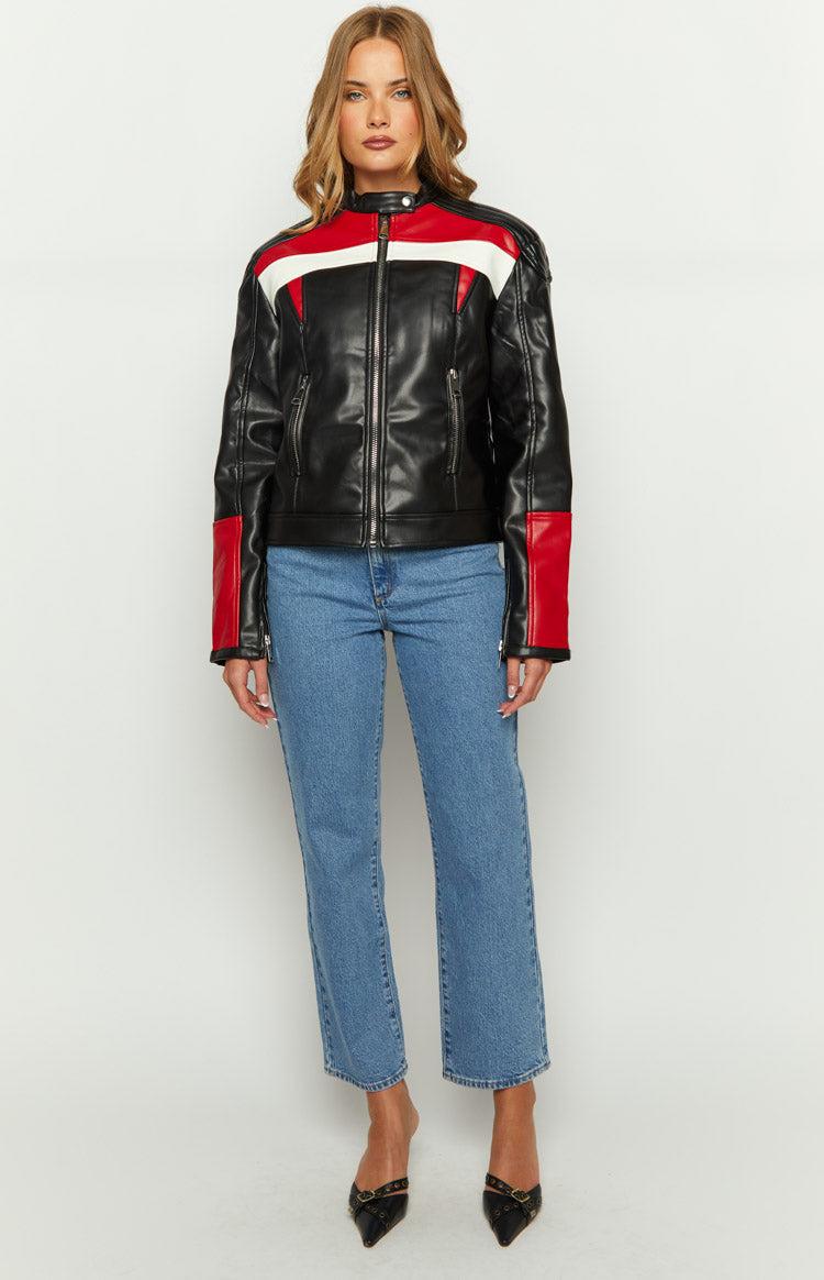 Lioness Top Model Onyx Biker Jacket Product Image