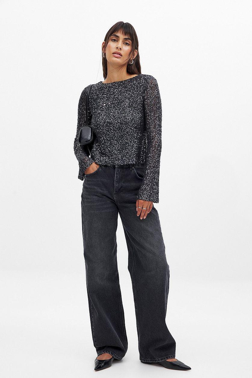 Tie Back Sequin Top Product Image