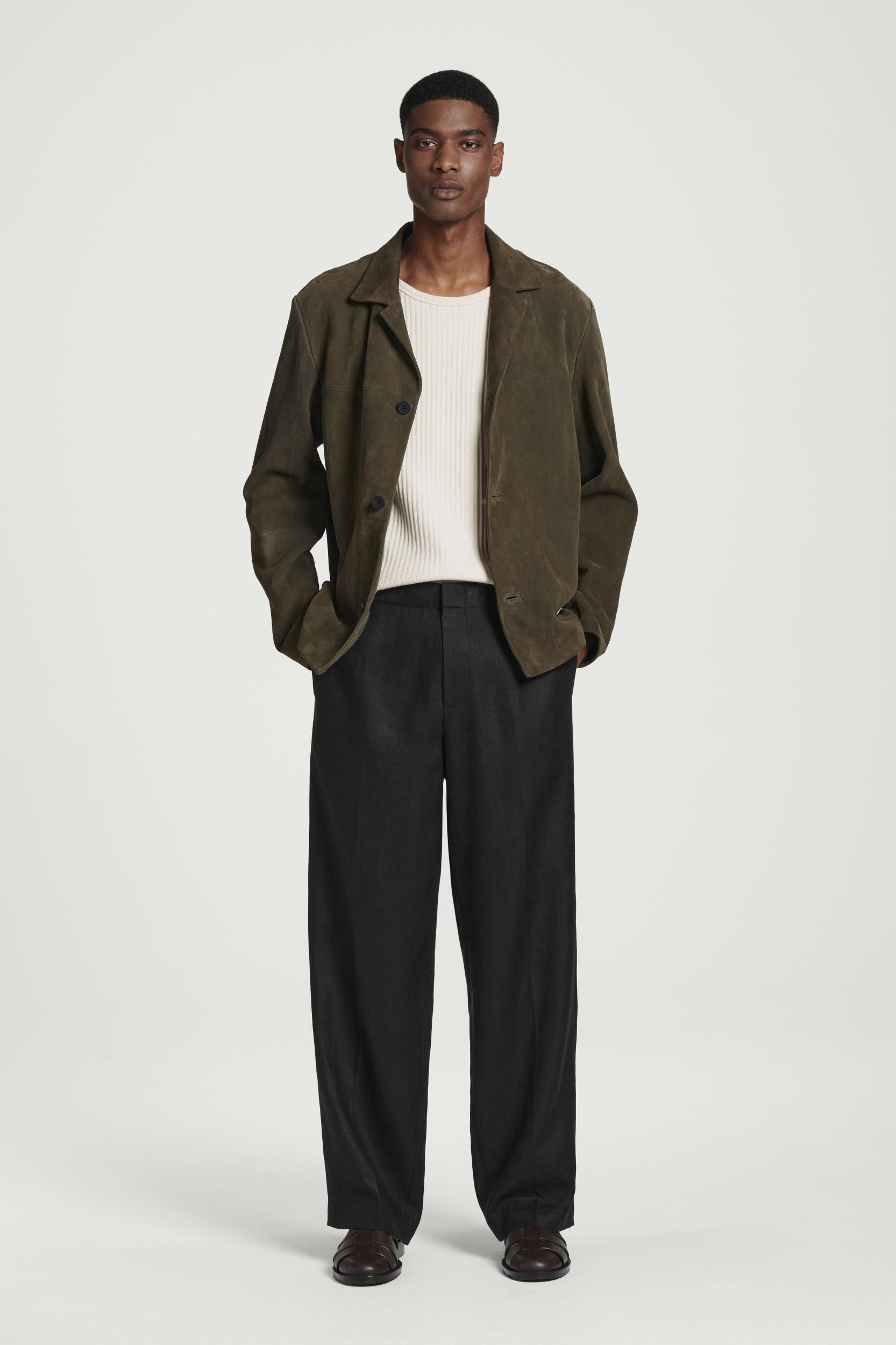 SLIM RIBBED-KNIT COTTON TANK TOP Product Image