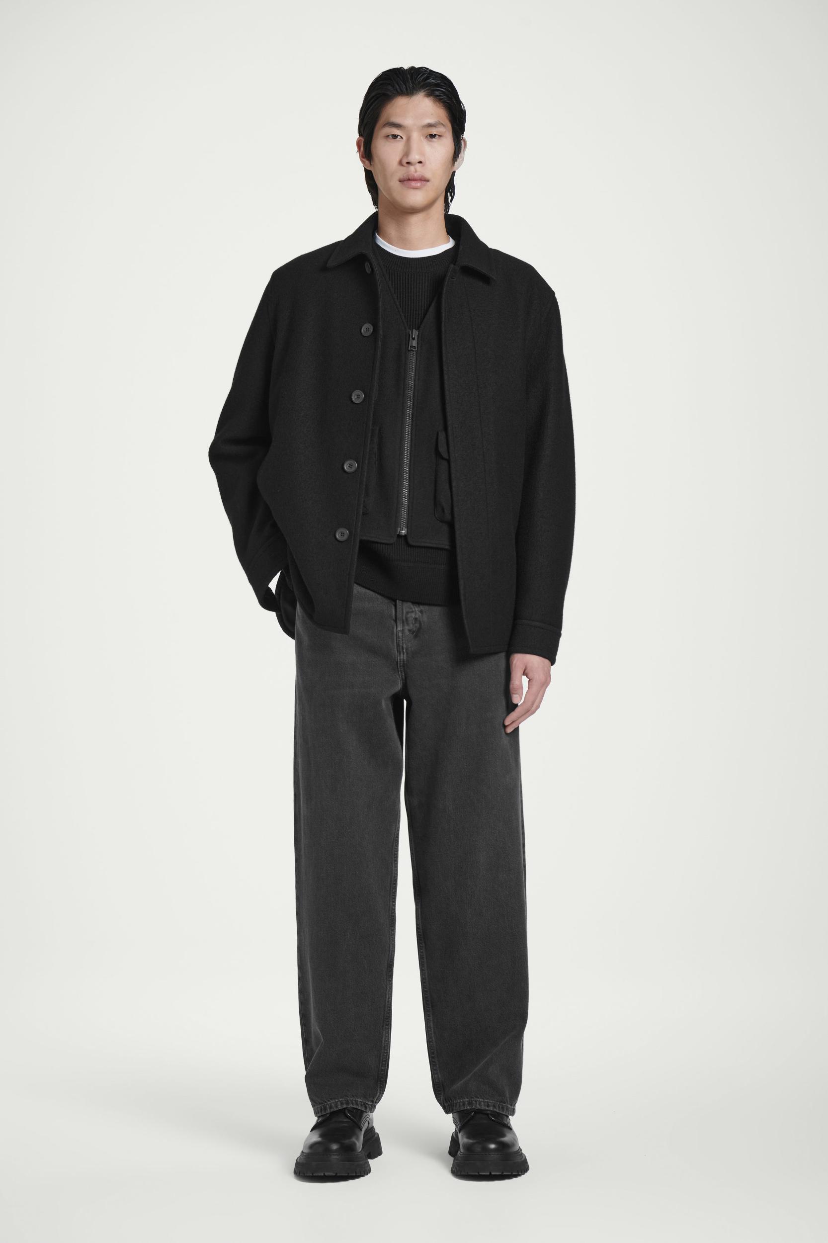 WOOL-BLEND UTILITY VEST Product Image