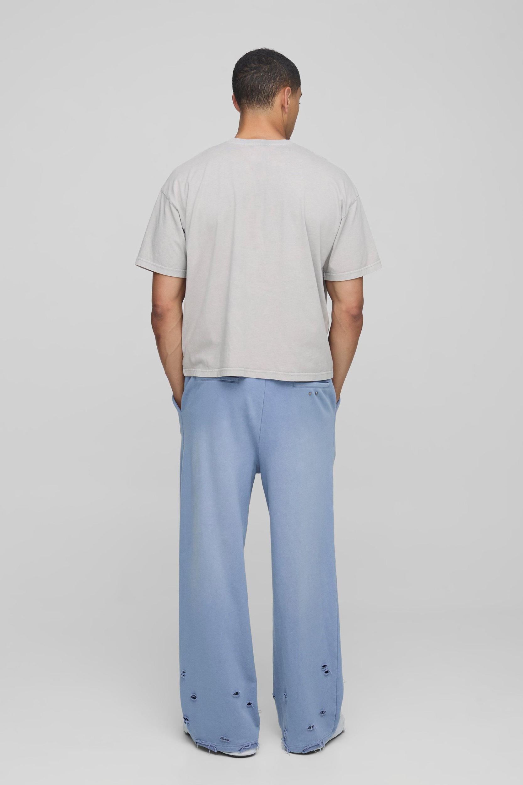 Oversized Boxy Washed Distressed Vintage Car Graphic T-Shirt | boohooMAN USA Product Image