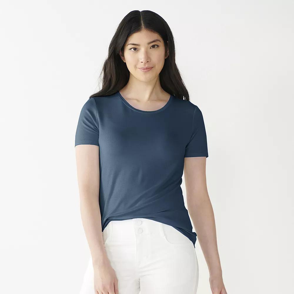 Women's Nine West Essential Crewneck Tee,  Product Image