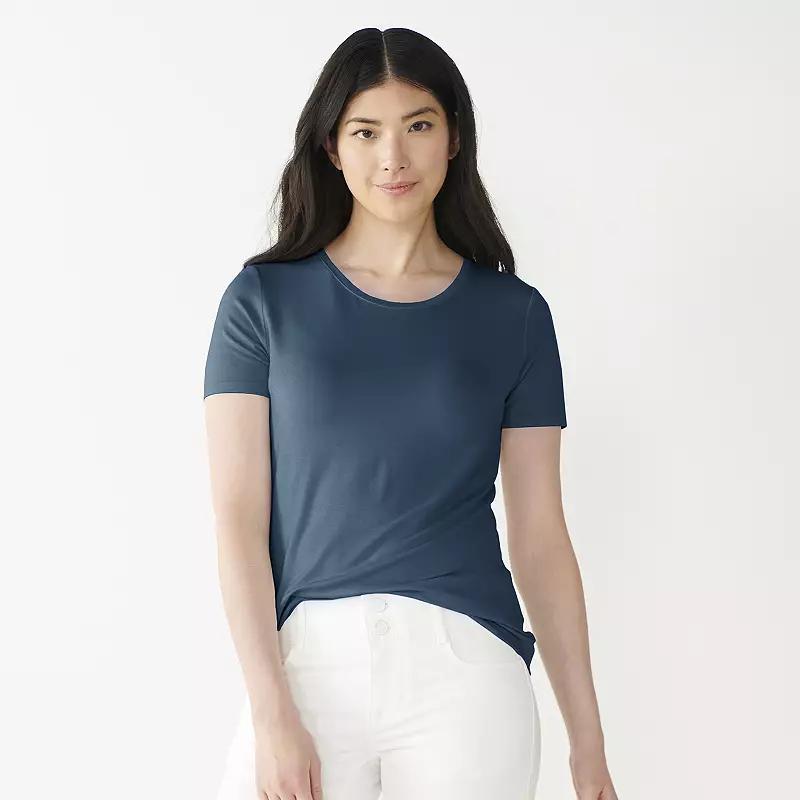 Women's Nine West Essential Crewneck Tee,  Product Image