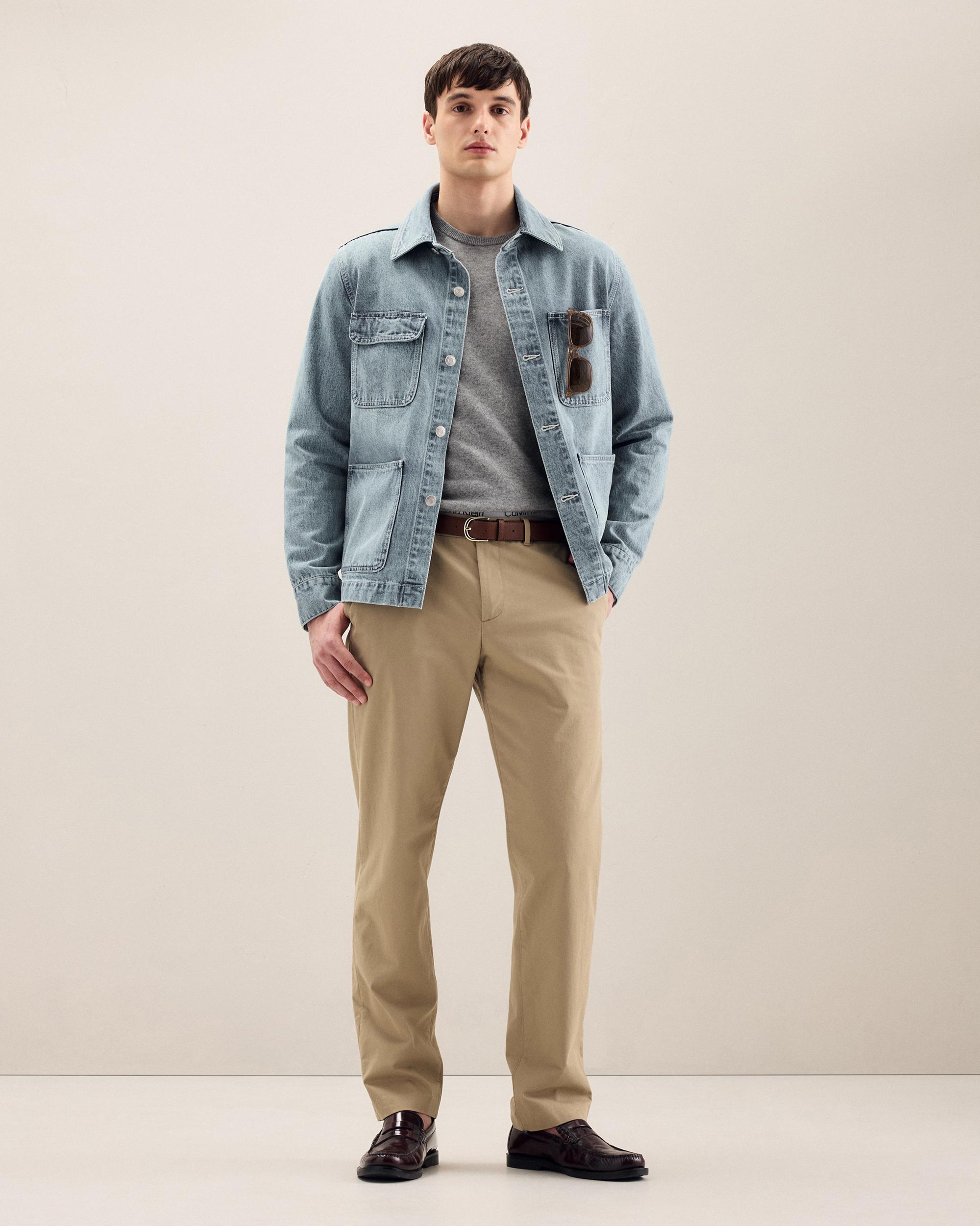 Quince | Men's Denim Chore Jacket Organic Cotton Product Image