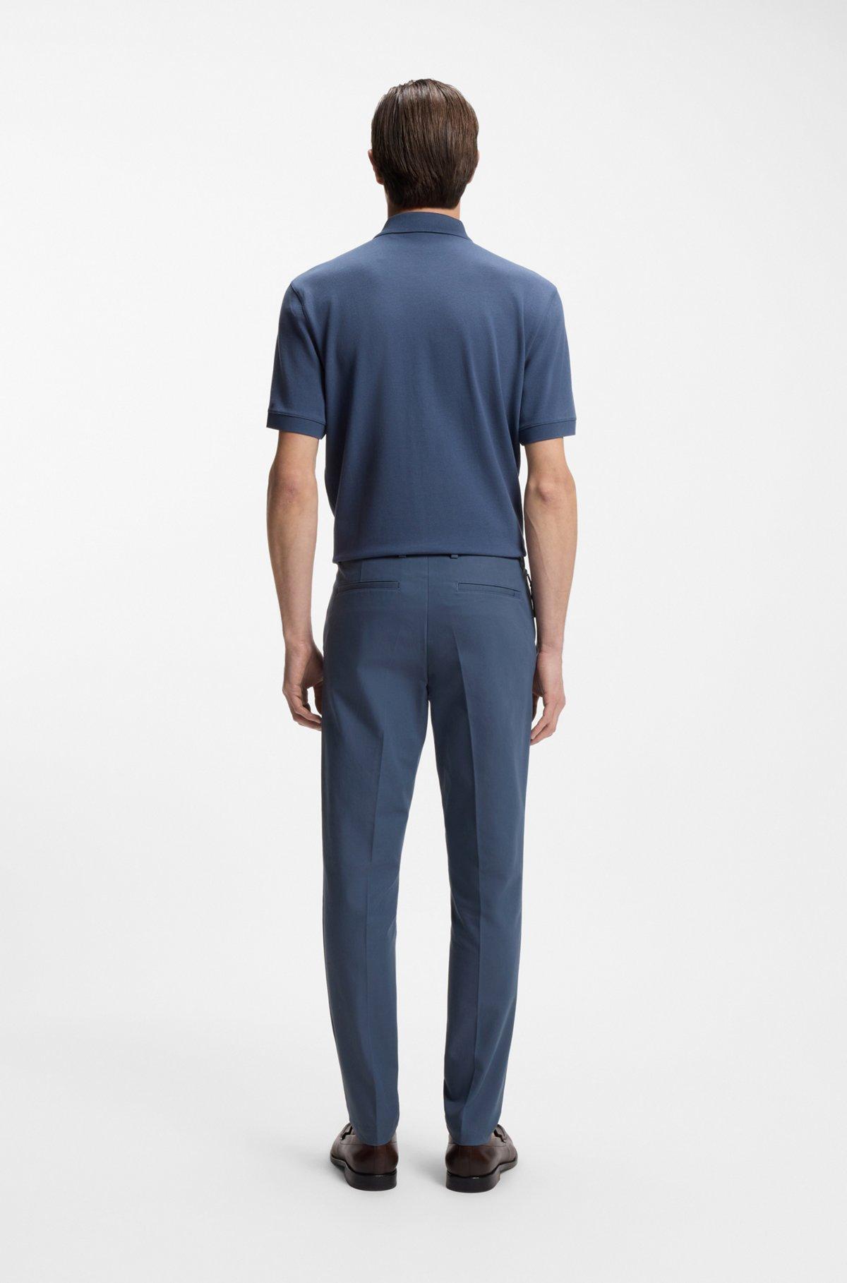 Slim-fit pants in cotton-blend twill Product Image