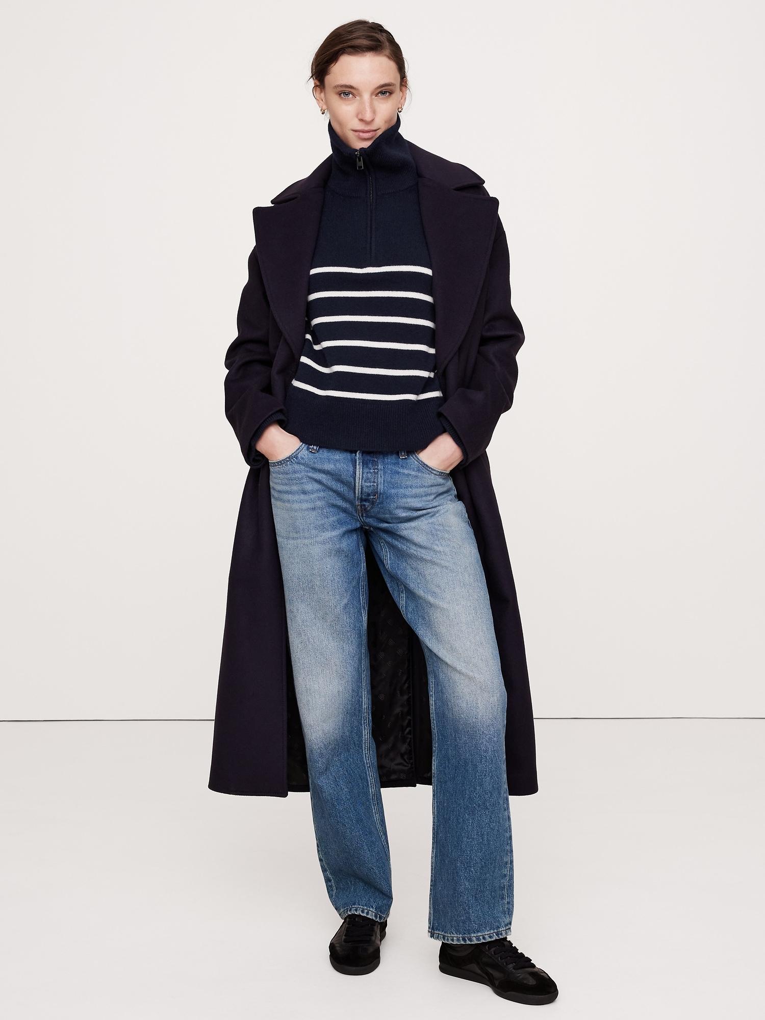 Cashmere Half-Zip Sweater Product Image