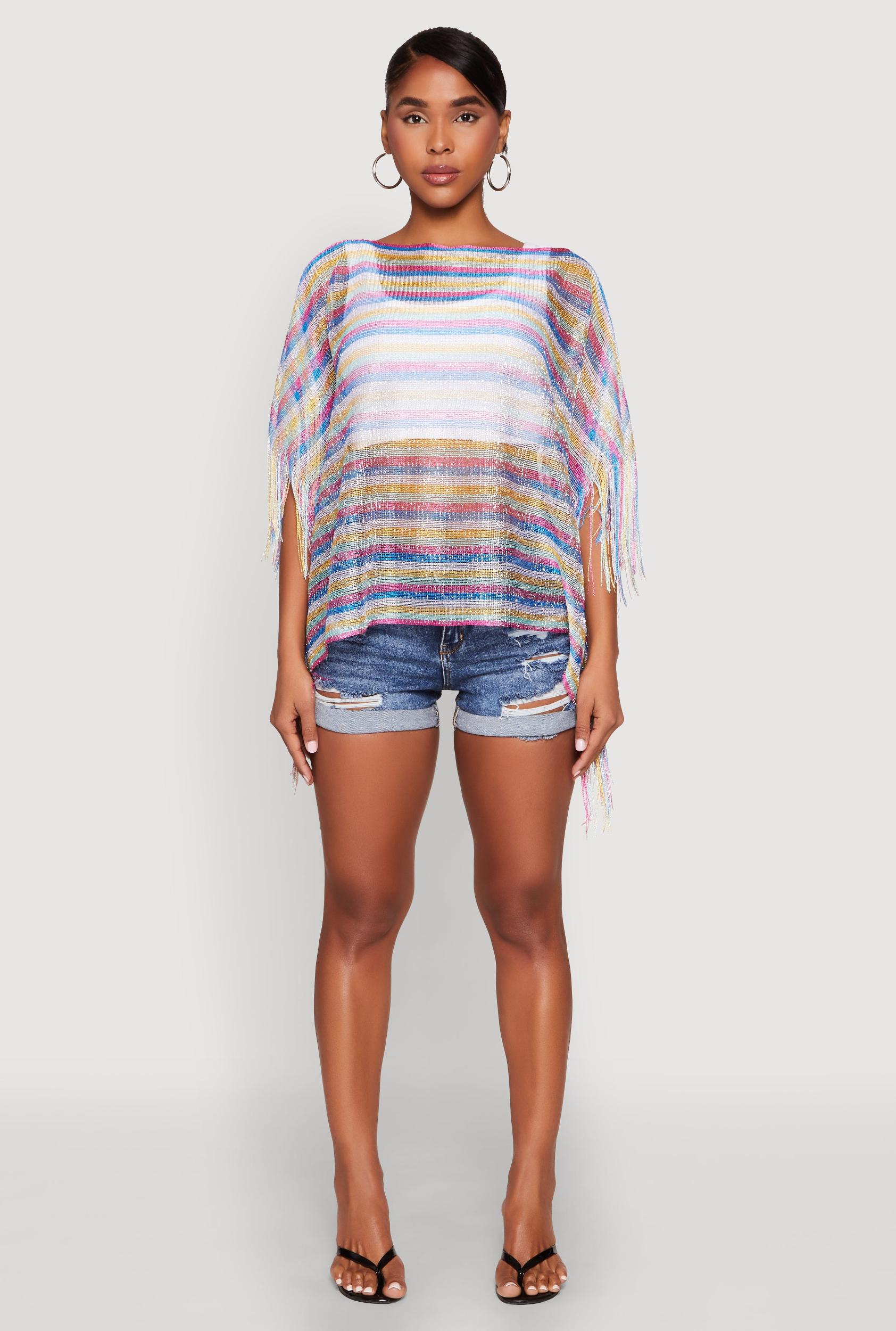 Striped Swim Cover Up Female Product Image