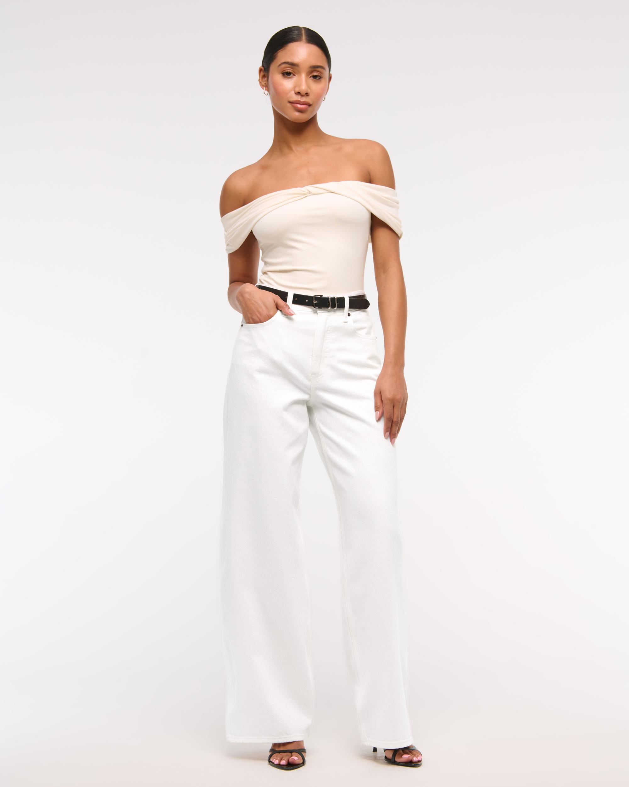High Rise Wide Leg Jean Product Image
