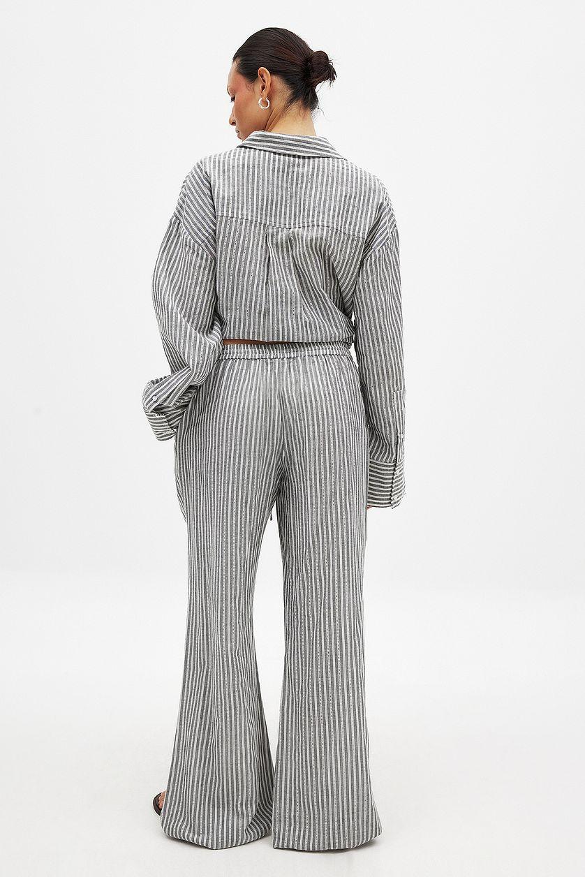 Crochet Insert Mid Waist pants Product Image