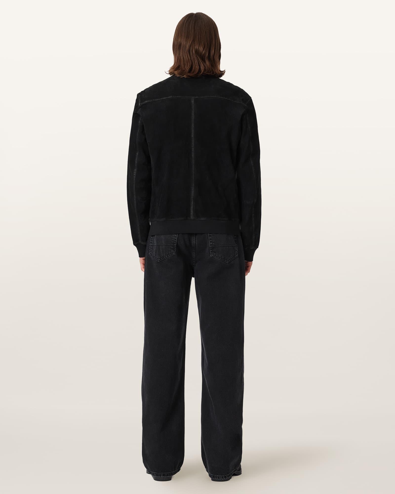 Lenny Loose Fit Wide Leg Denim Jeans Washed Black | ALLSAINTS US Product Image