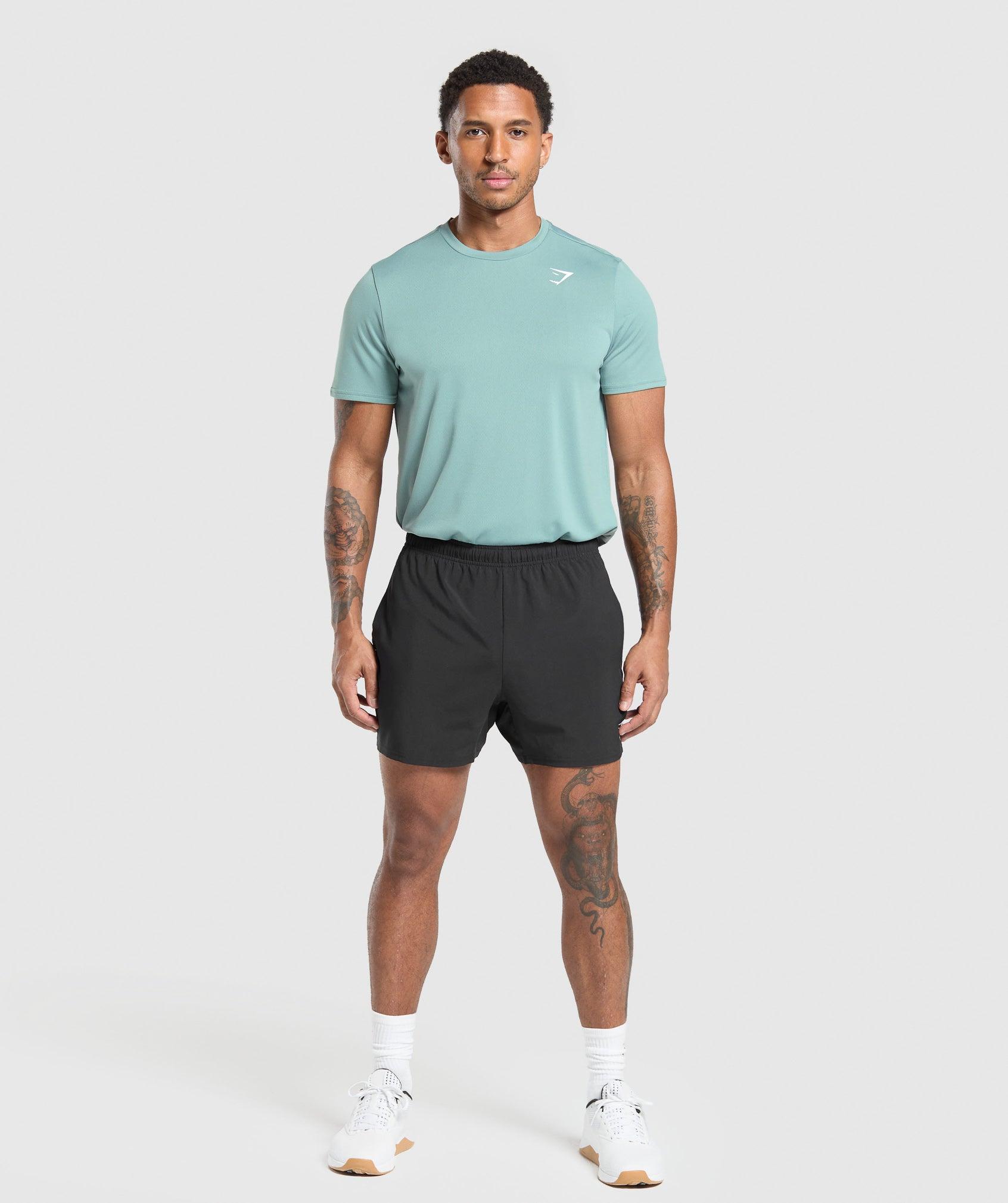 Gymshark Arrival Regular Fit T-Shirt - Celeste Blue Male Product Image