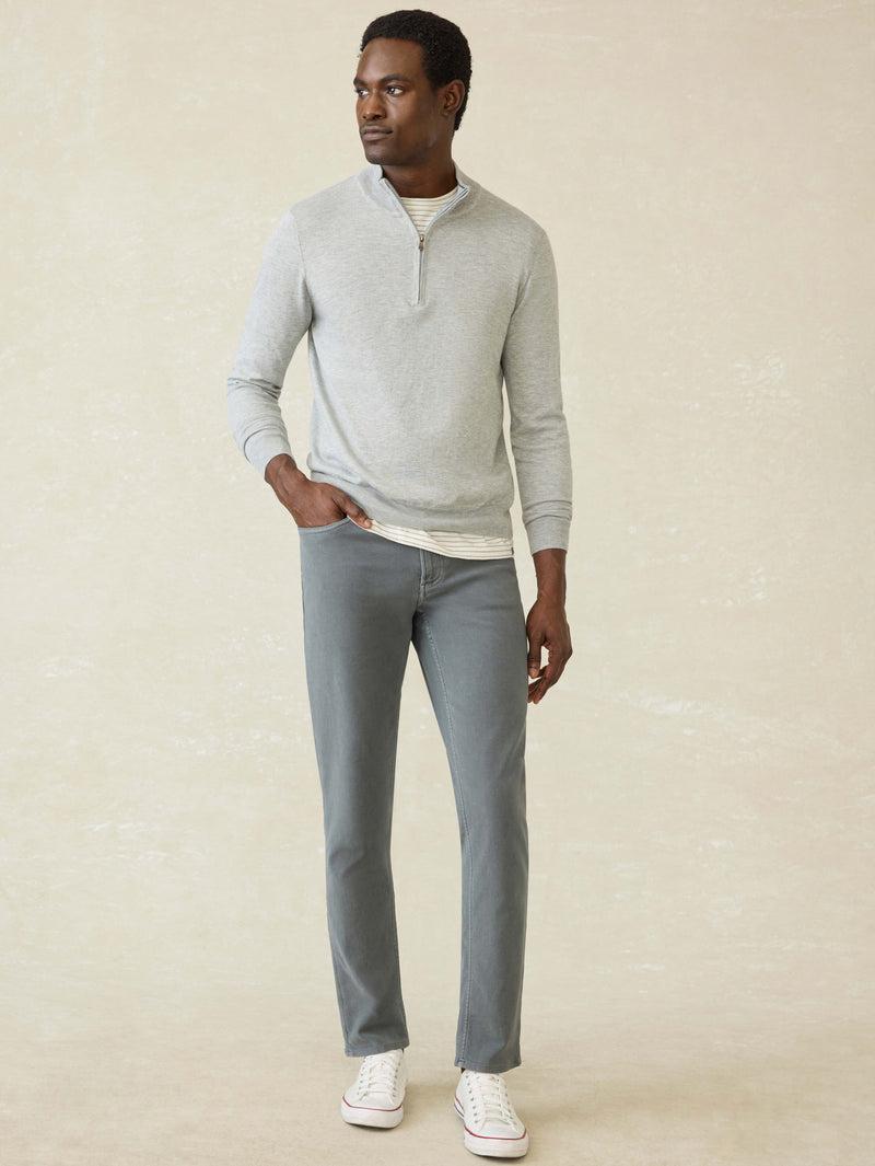 Stretch Terry 5-Pocket Pant - Slate Product Image