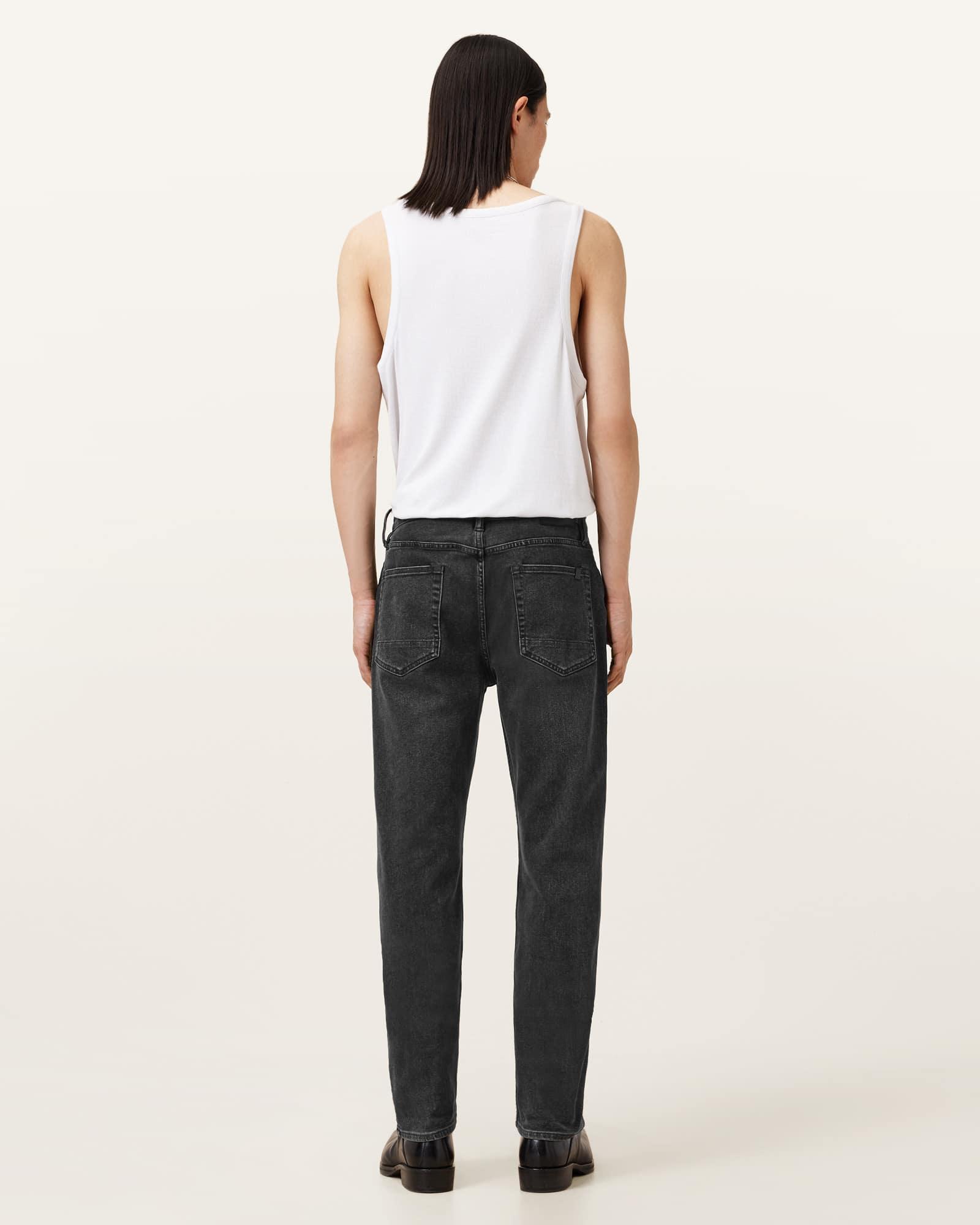 Iggy Slim Fit Denim Jeans Washed Black | ALLSAINTS US Product Image