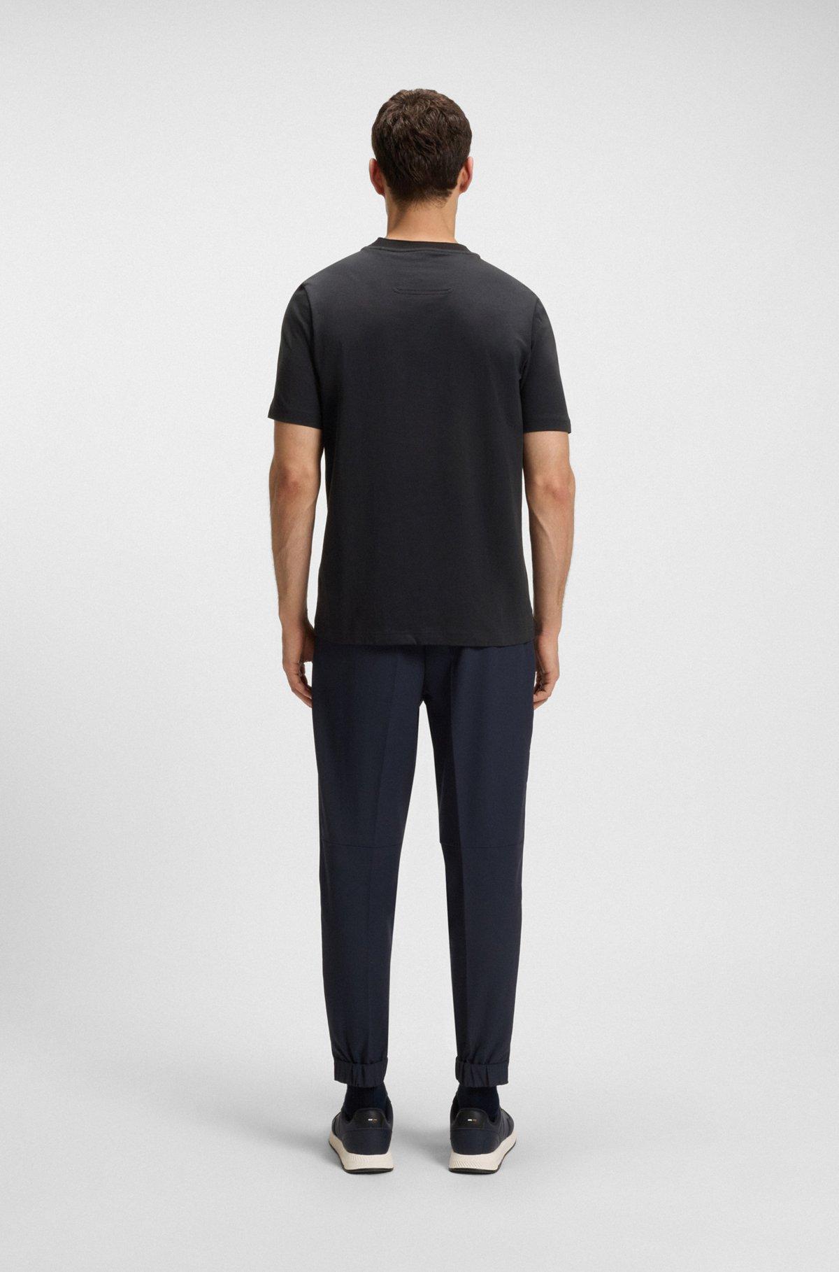 Active quick-dry polo shirt with check artwork Product Image