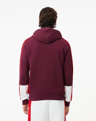 Men's Zip-Up Colorblock Hoodie Product Image