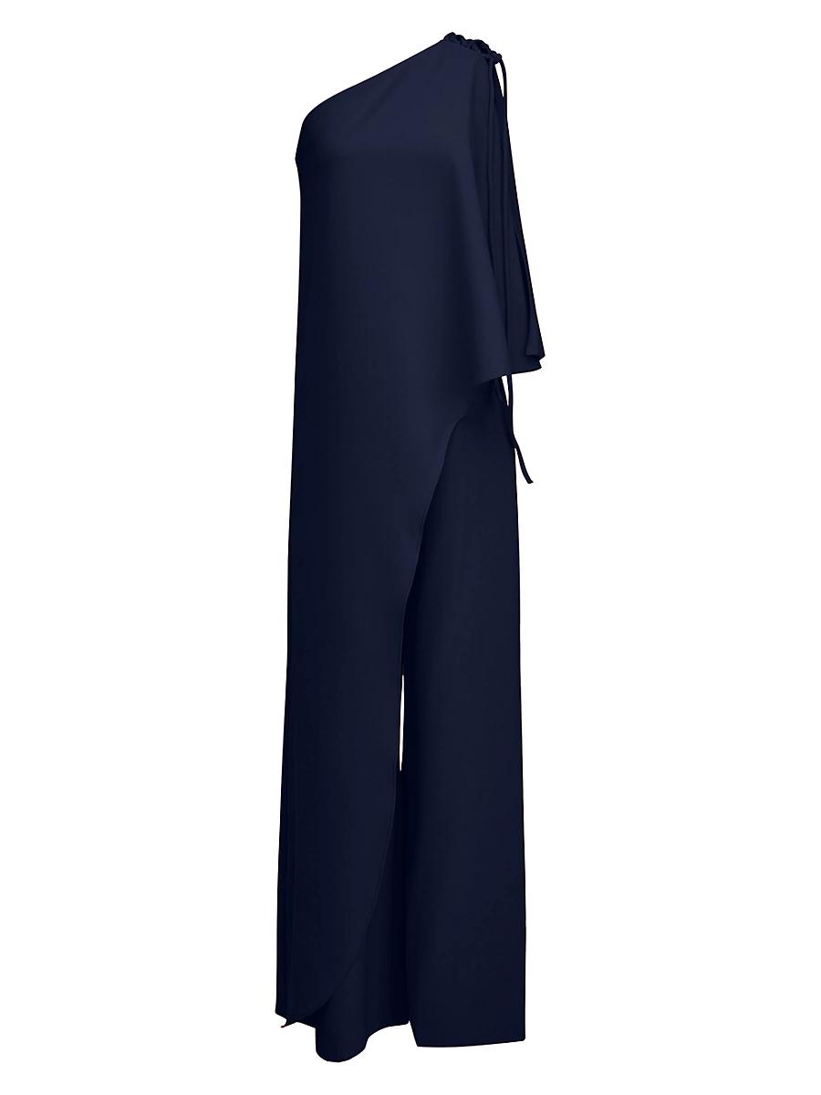 Womens Ignacia Crepe Cape Jumpsuit Size 0 Product Image