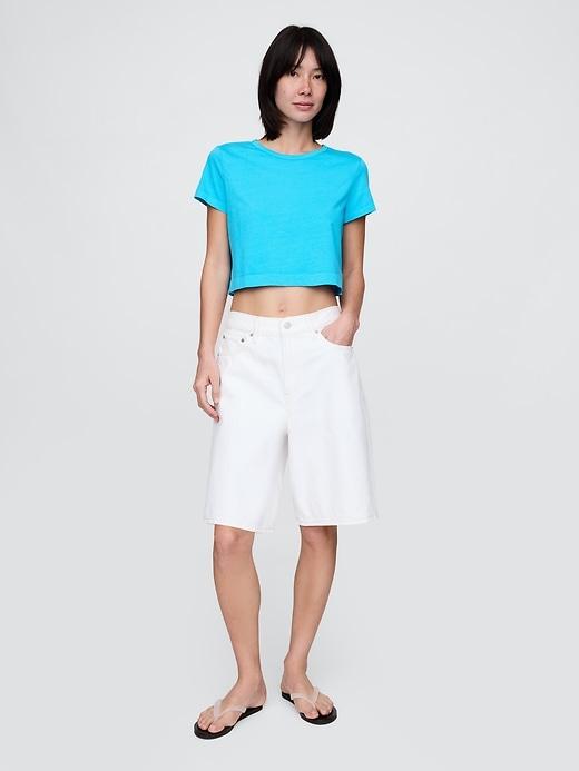 Organic Cotton VintageSoft Crop T-Shirt Product Image