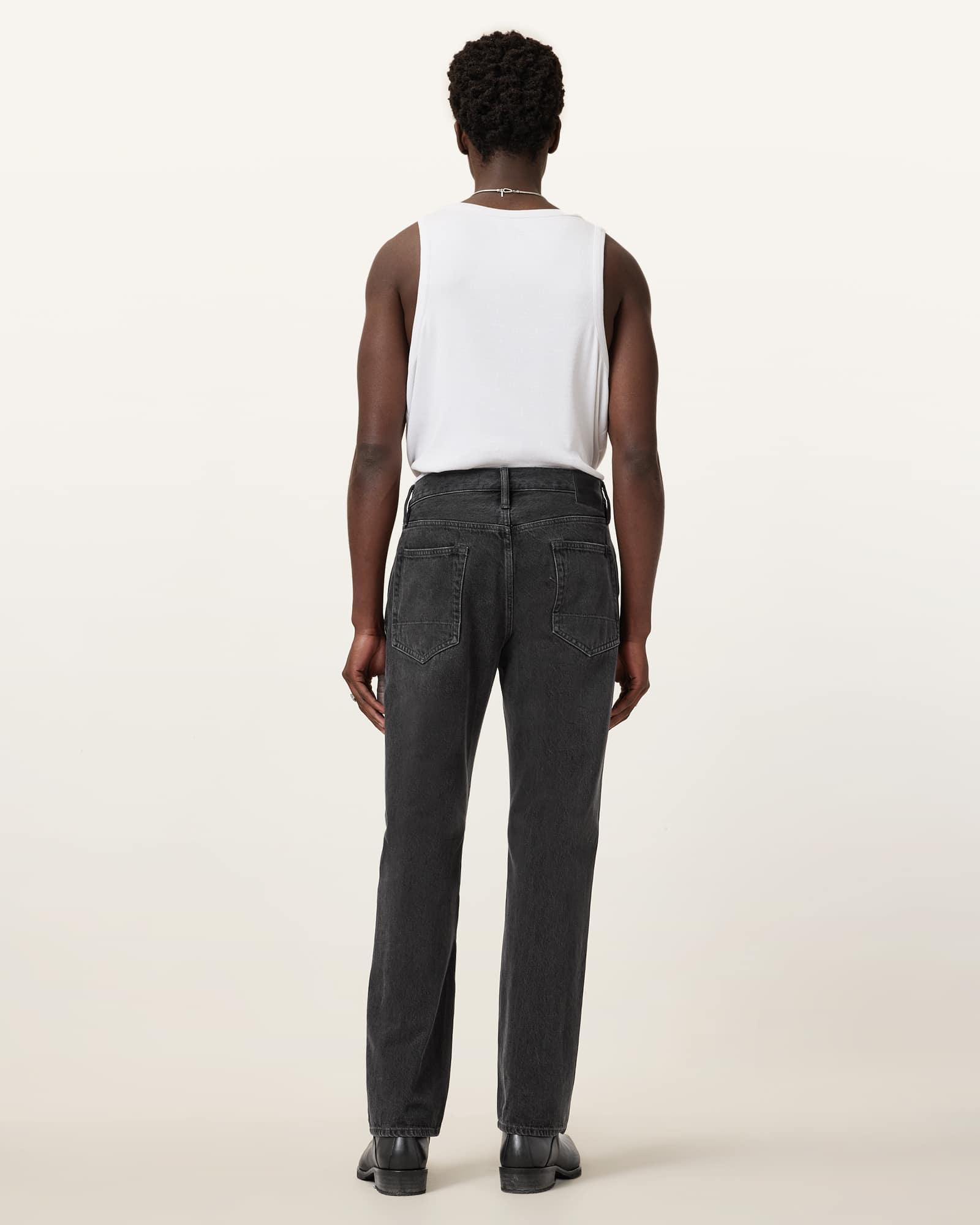 Reid Straight Fit Denim Jeans Product Image