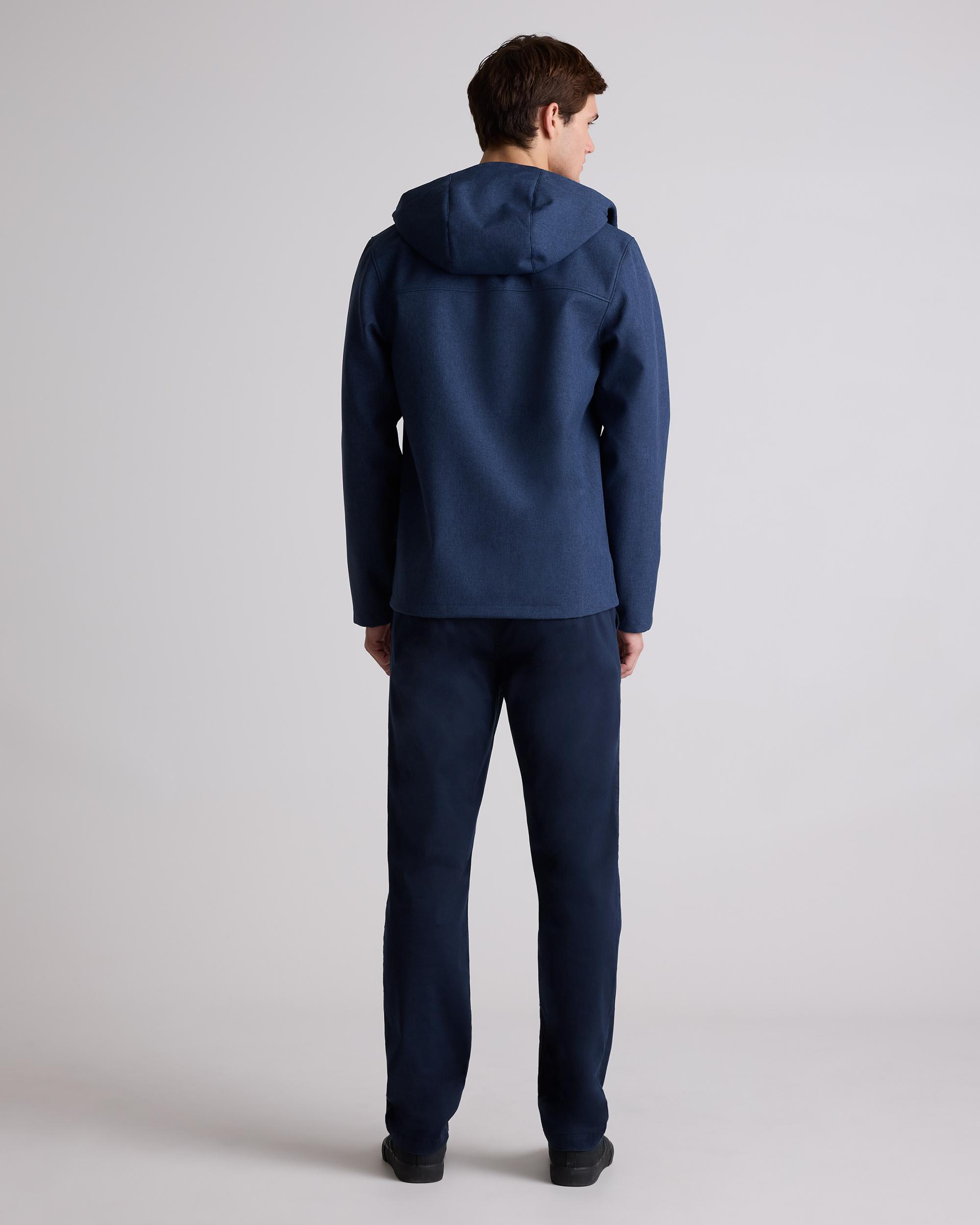 Quince | Men's Softshell Fleece-Lined Full-Zip Hooded Jacket Size XL, Recycled Polyester Product Image