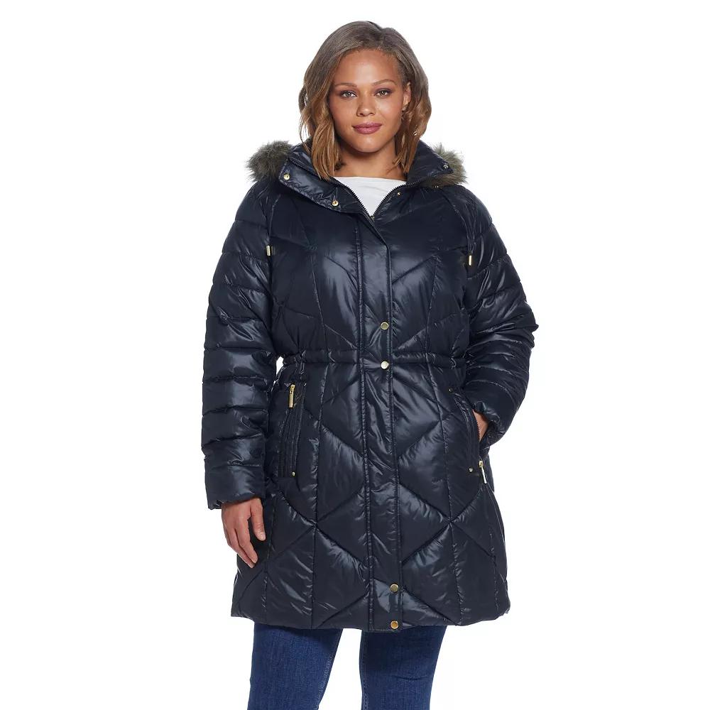 Women's Weathercast Hood Quilted Puffer Coat,  Product Image