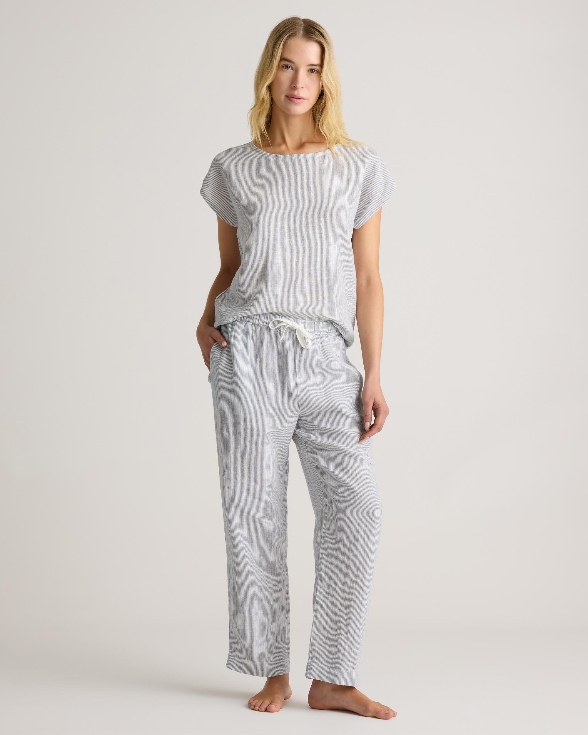 Quince | Women's 100% European Linen Pajama Set Product Image
