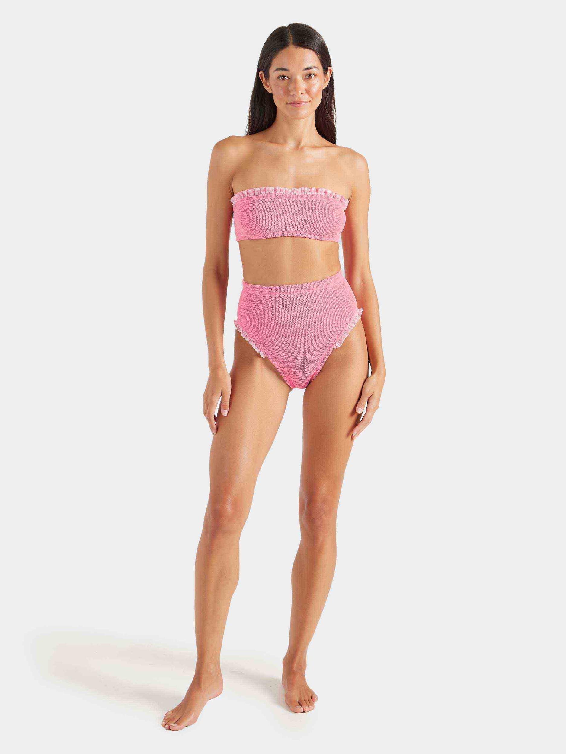 Peggy Bikini - Milkshake  Gingham Product Image