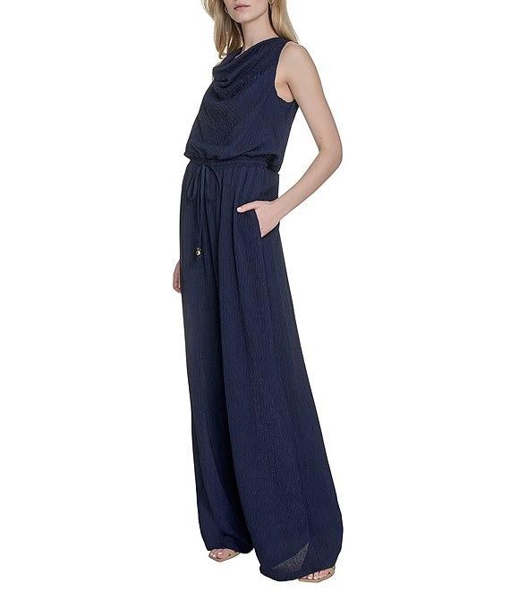 Vince Camuto Cowl Neck Sleeveless Jumpsuit Product Image