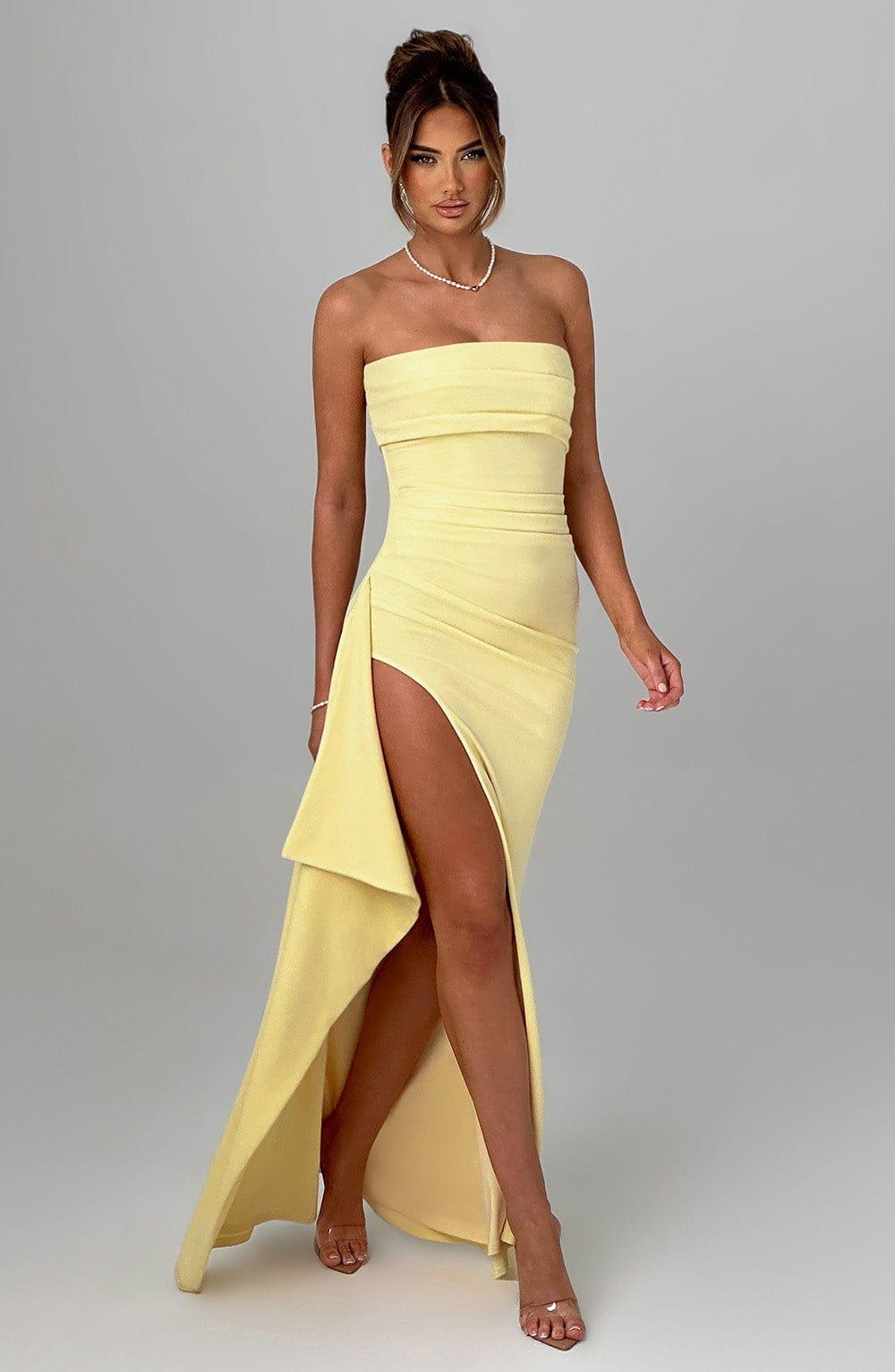 Zafira Maxi Dress - Lemon Product Image