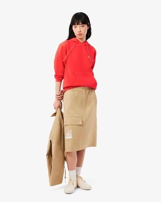 Relaxed Fit Piqué Hoodie Product Image