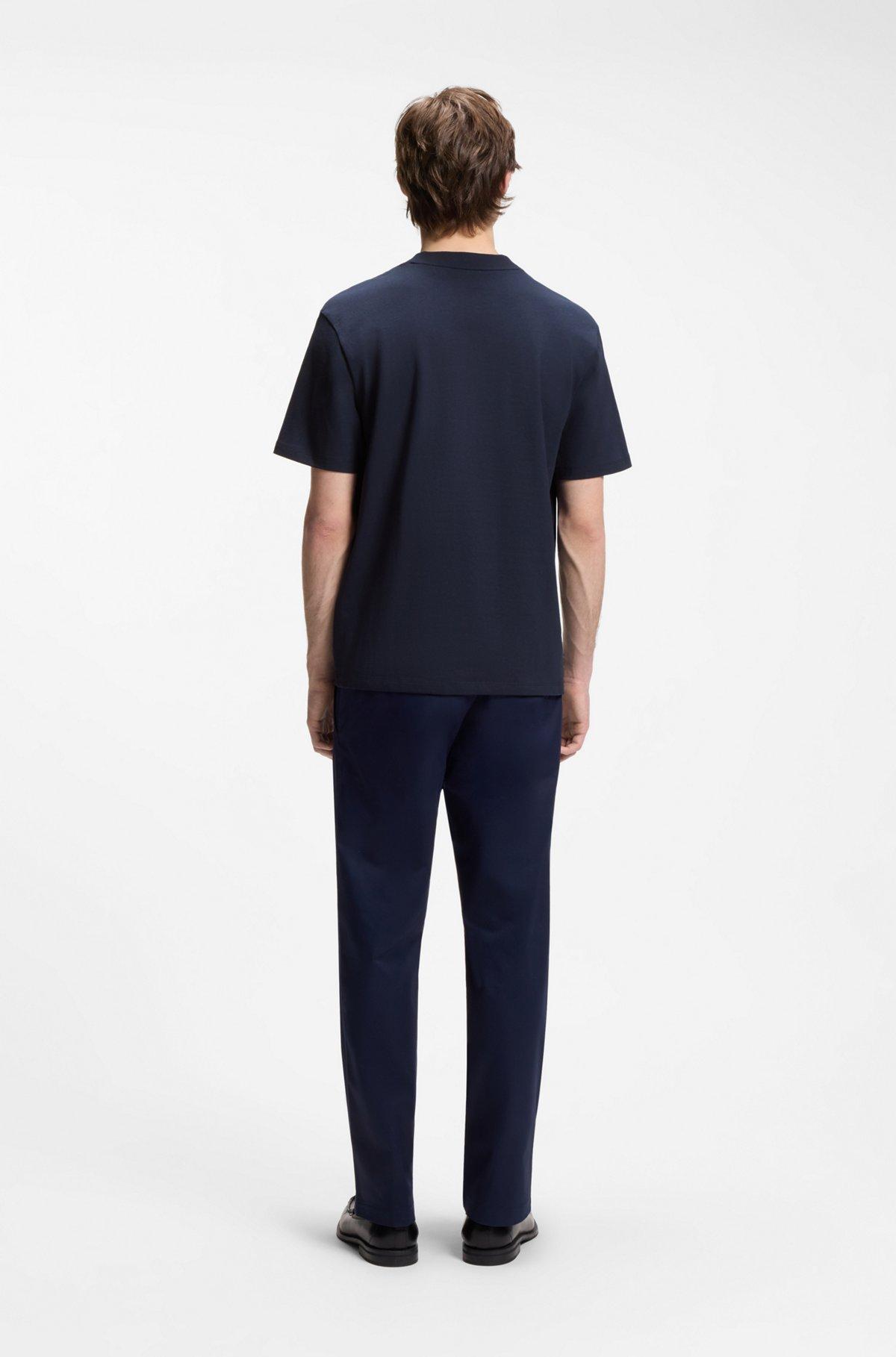 Relaxed-fit cotton-jersey T-shirt with logo print Product Image