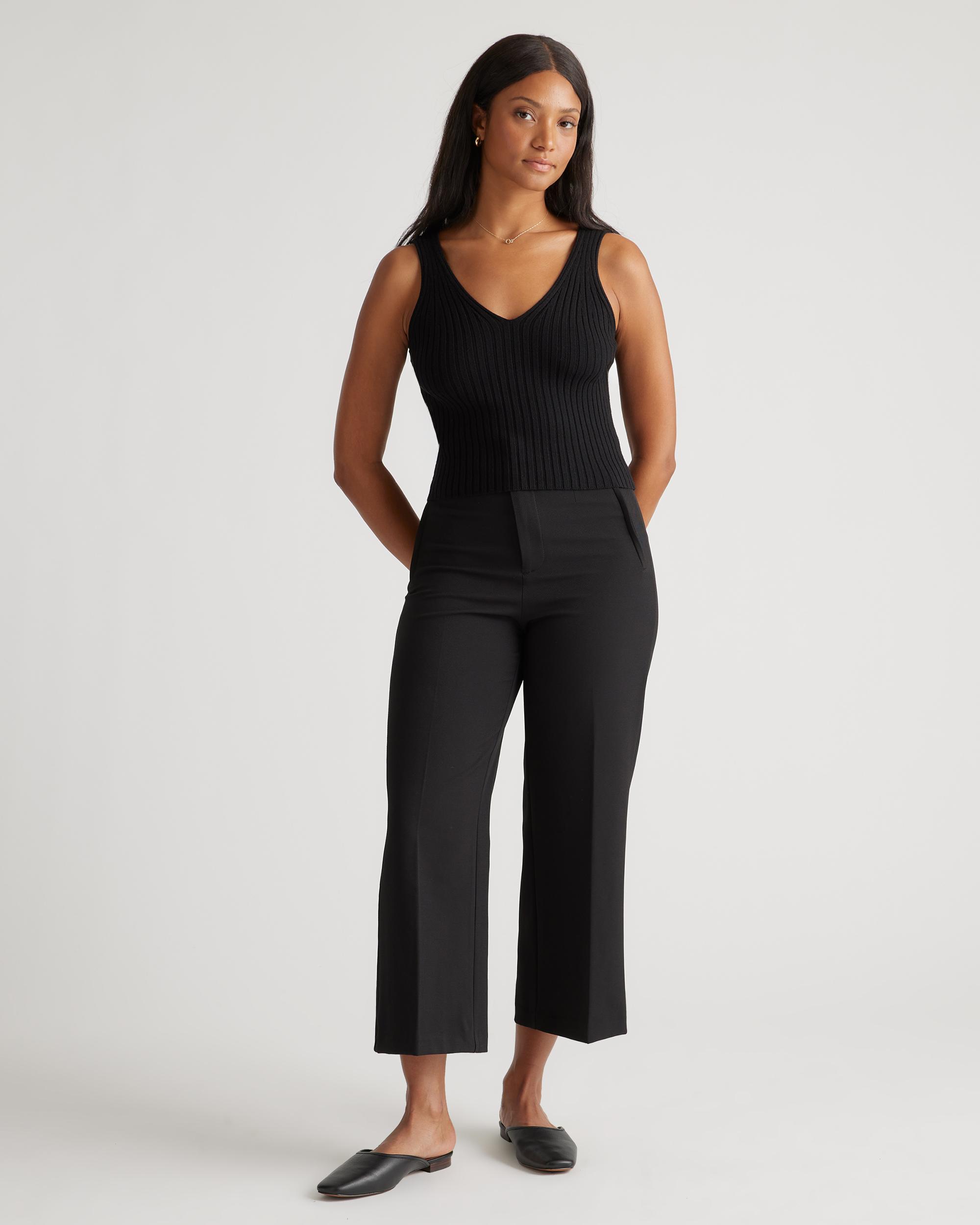 Quince | Women's Eco-Knit Cropped Sweater Tank Top Size XL, Lenzing Modal Product Image