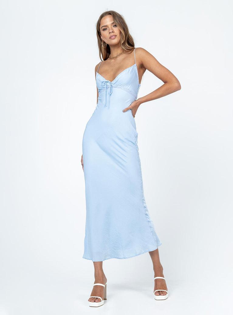 Emily Maxi Dress Blue Product Image