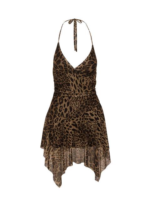 Sabetha Mini Dress Leopard Product Image