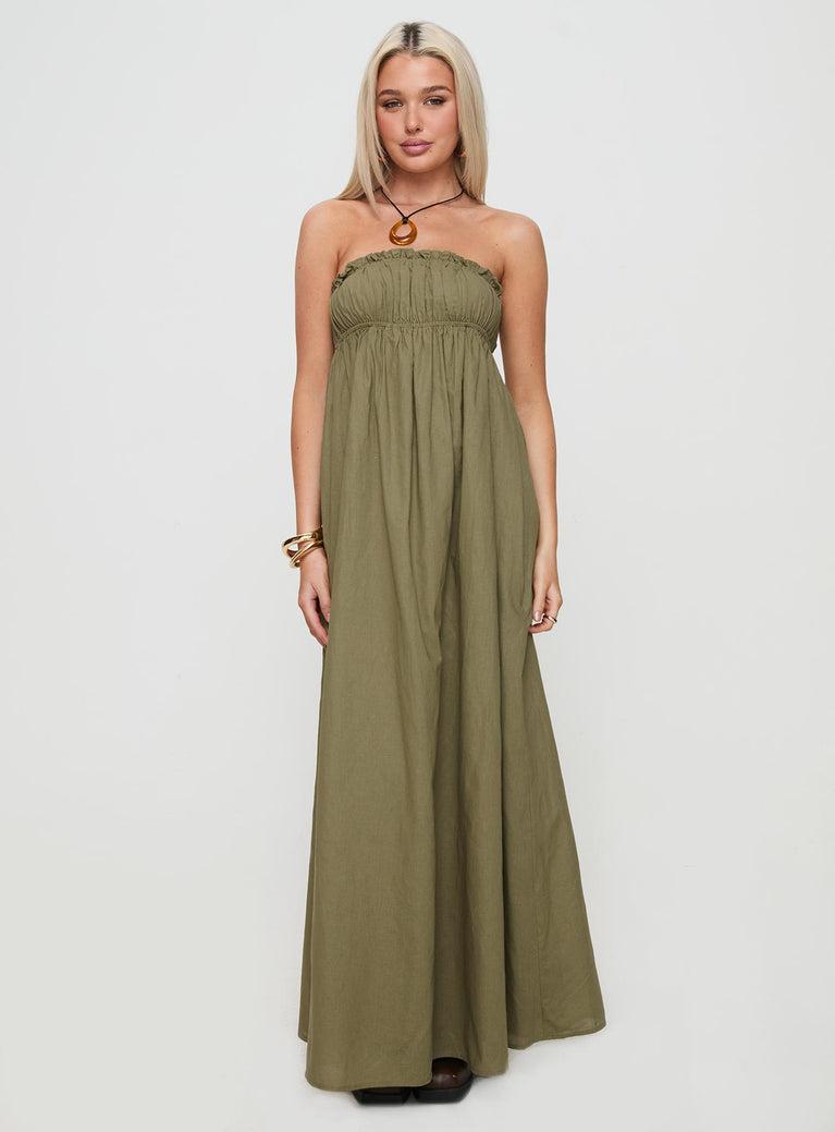 Isannah Maxi Dress Sage Product Image