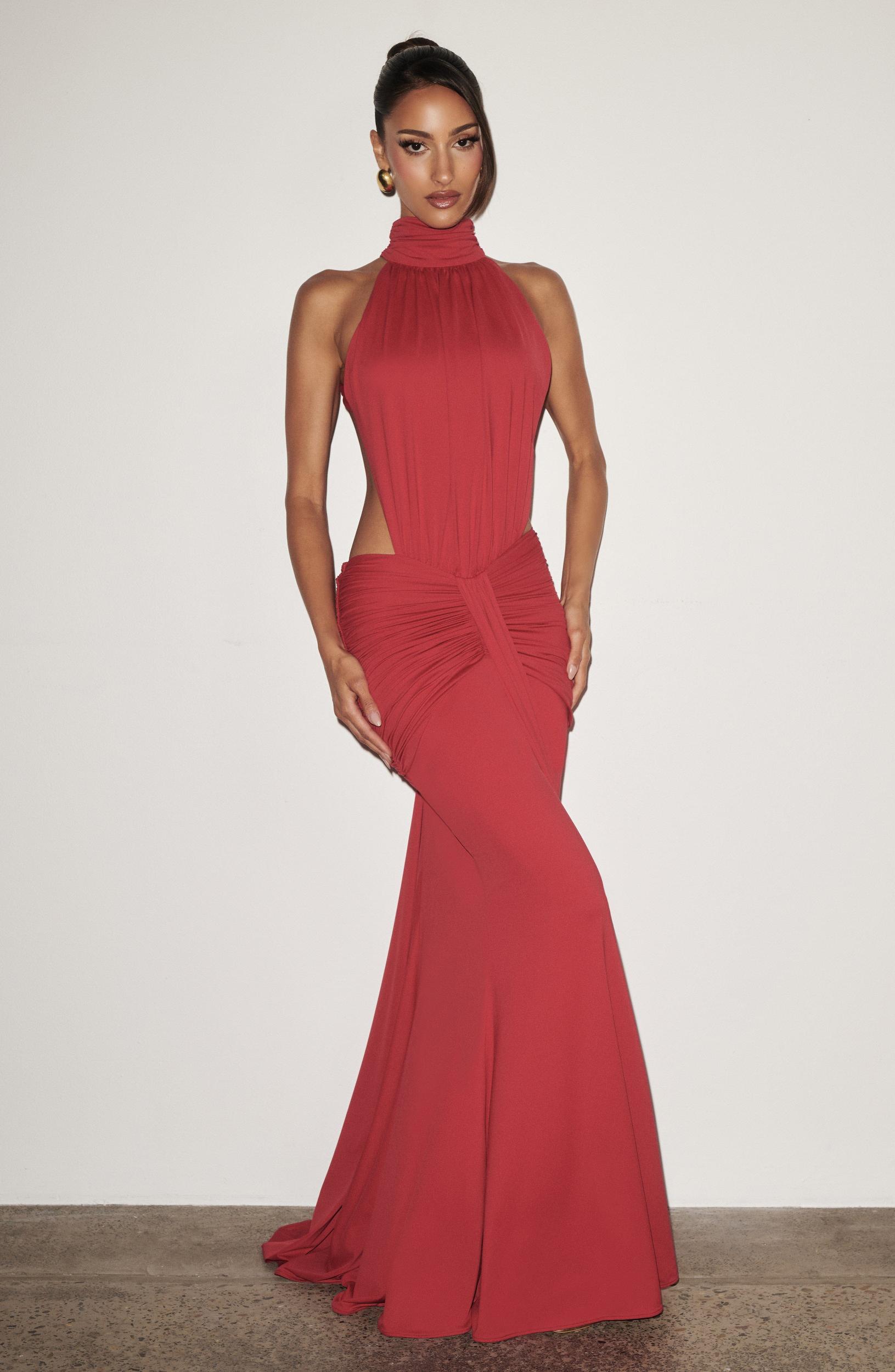Thekla Maxi Dress - Red Product Image