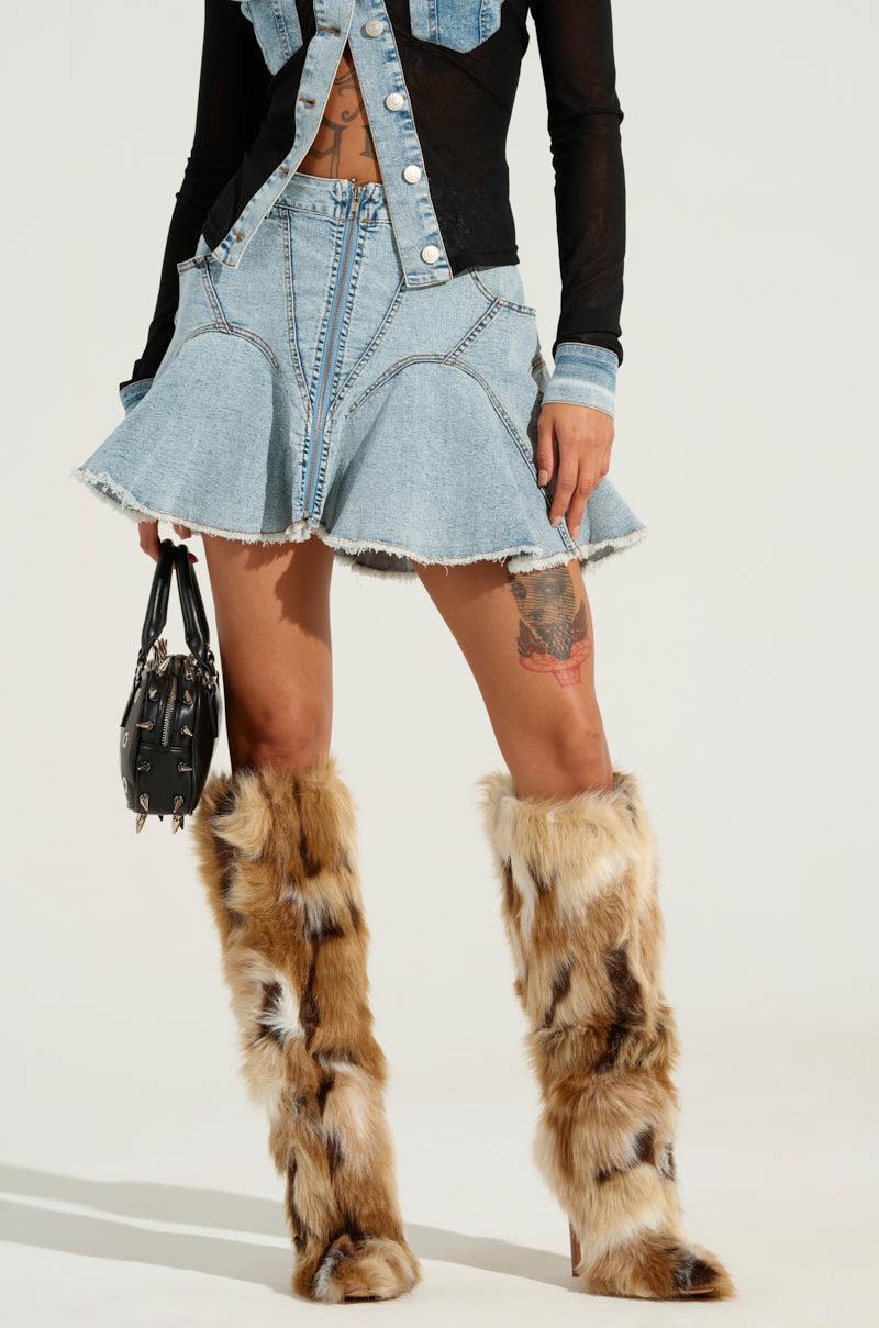 MIXED VIBES MINI SKIRT Product Image