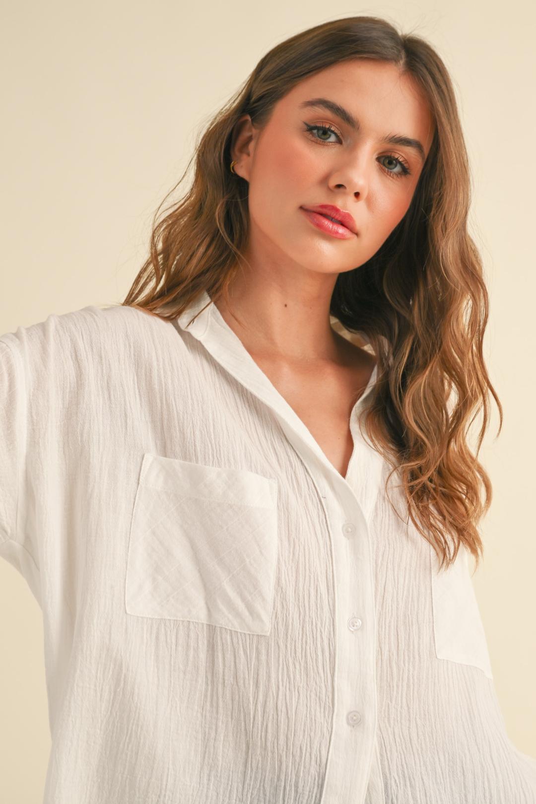 Breezy Button Down Shirt Product Image