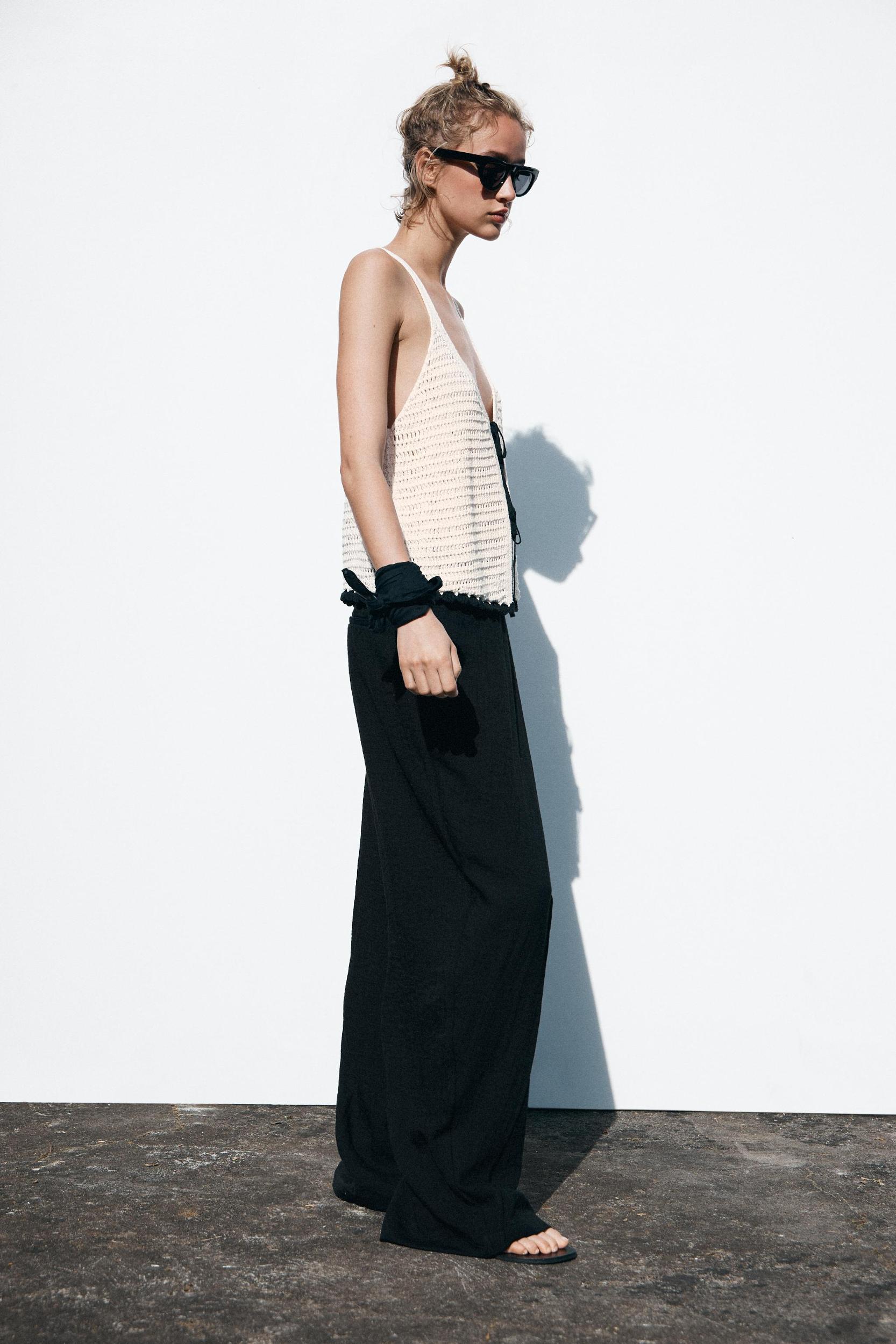 CROCHET TIE TOP Product Image