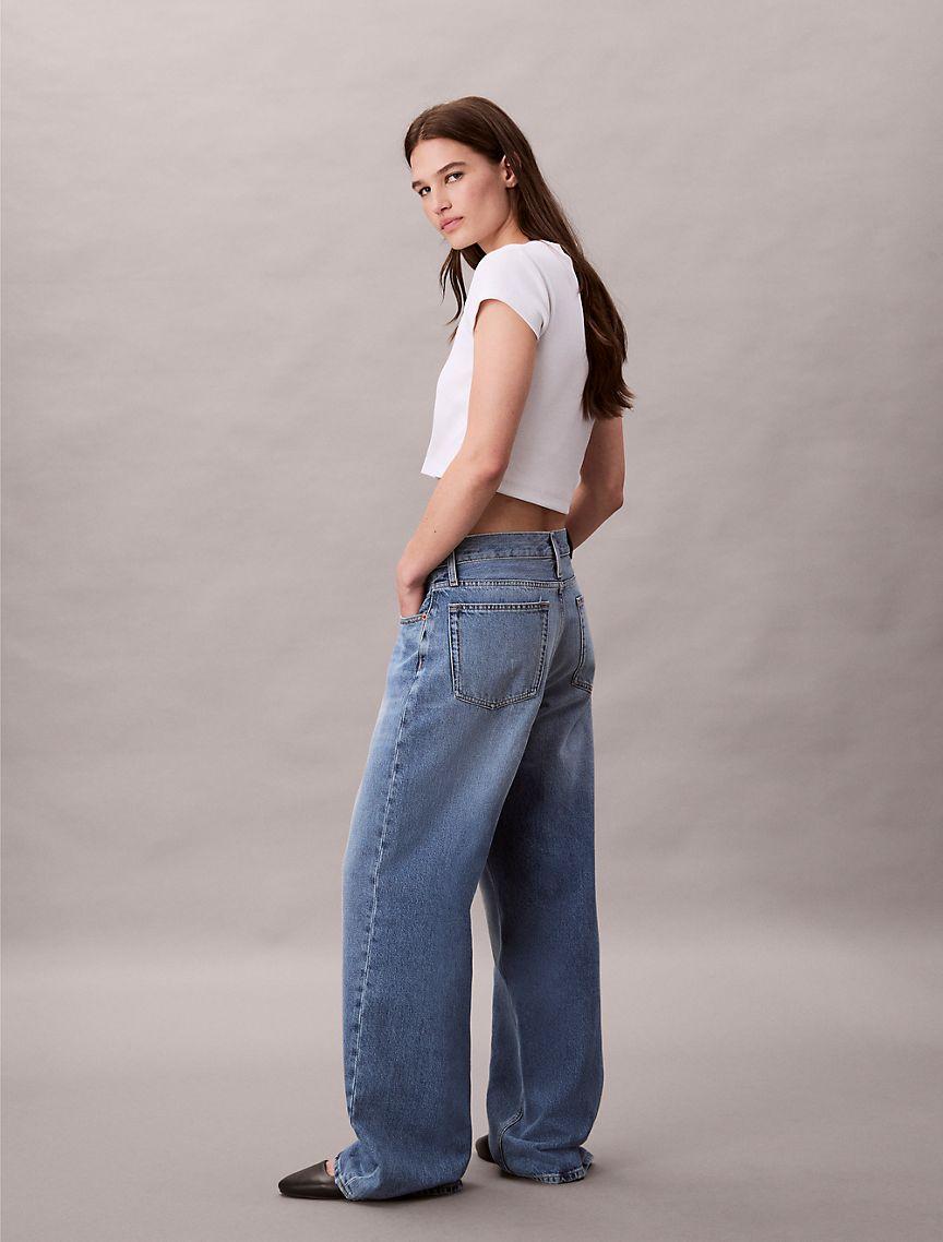 Low Rise Baggy Jeans Product Image