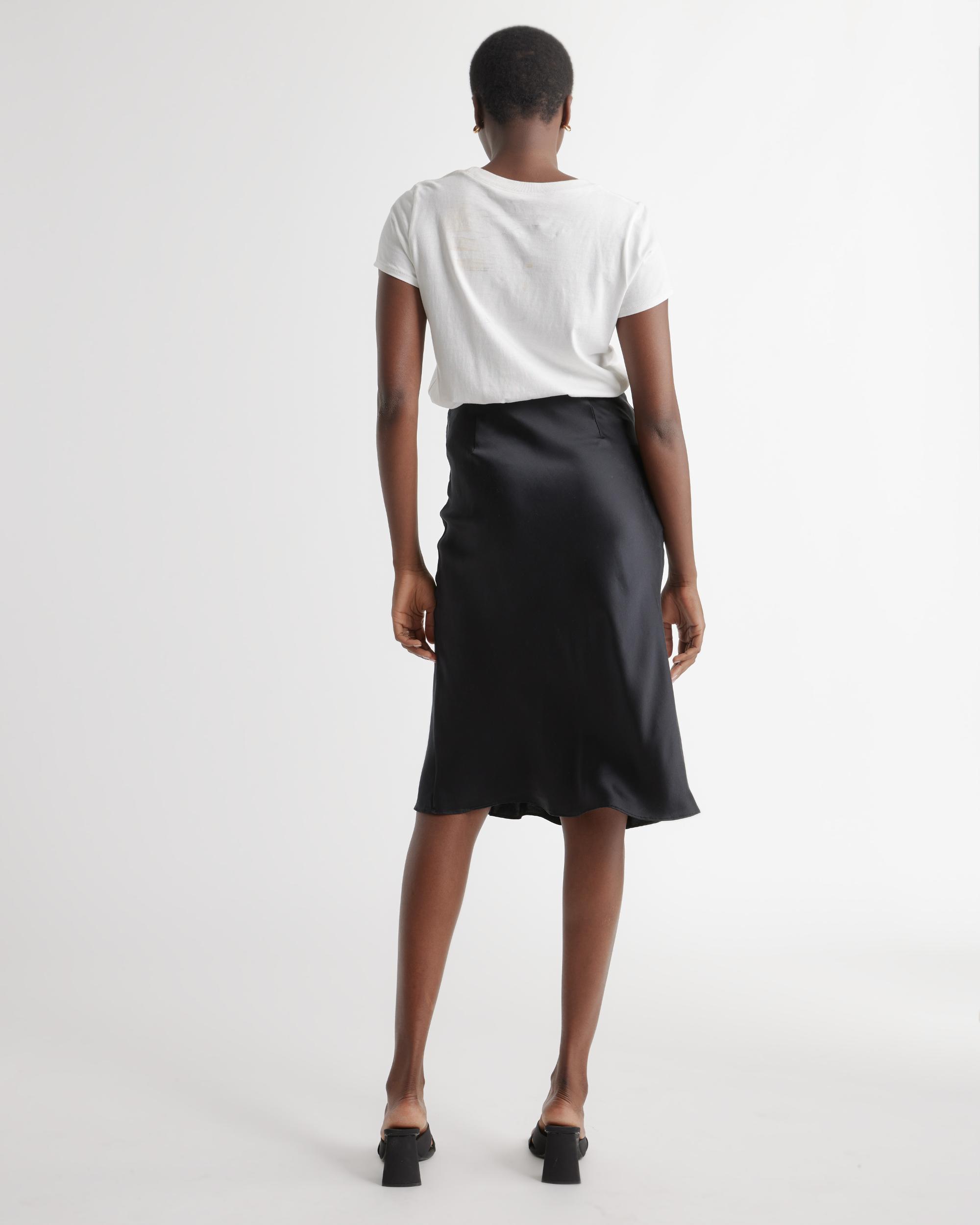 Quince | Women's 100% Washable Silk Skirt Product Image