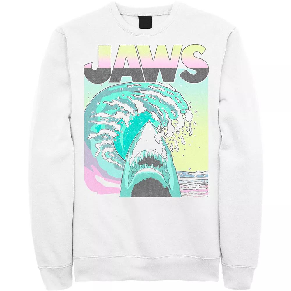 Men's Jaws 80s Jaws Vintage Poster Sweatshirt,  Product Image