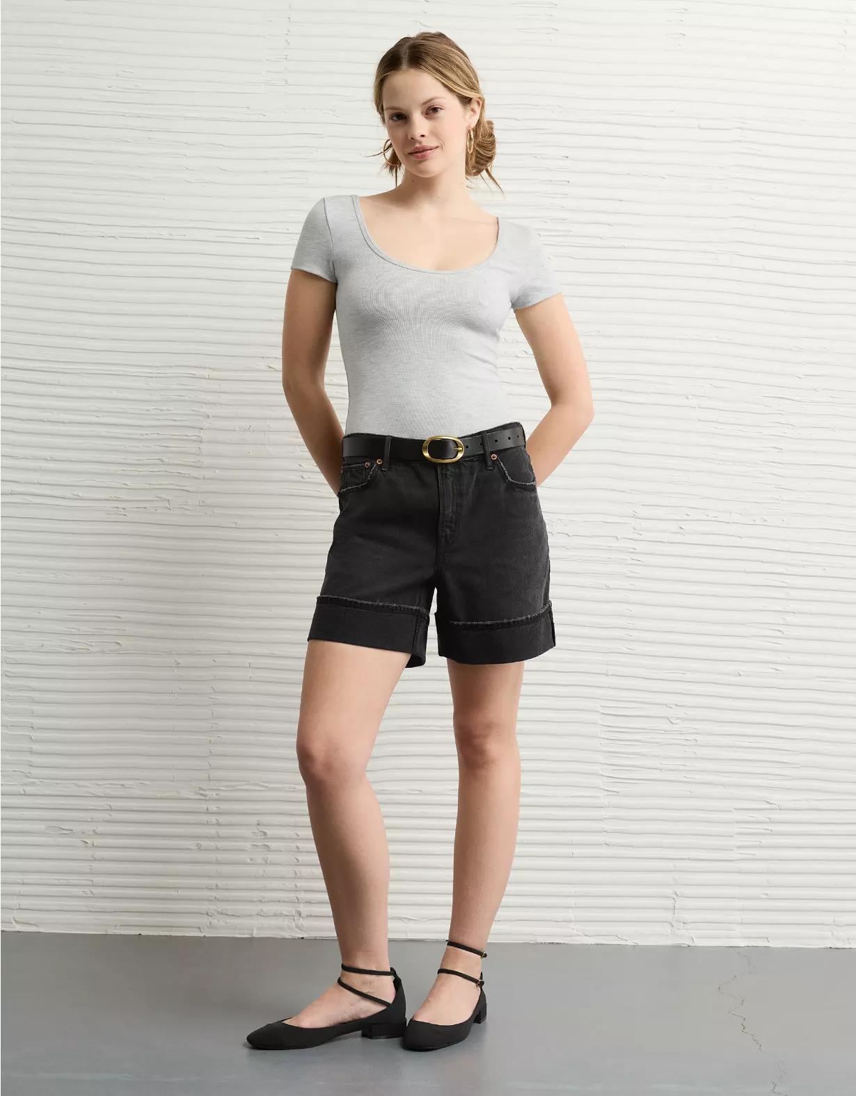 AE Scoop Neck T-Shirt Bodysuit Product Image