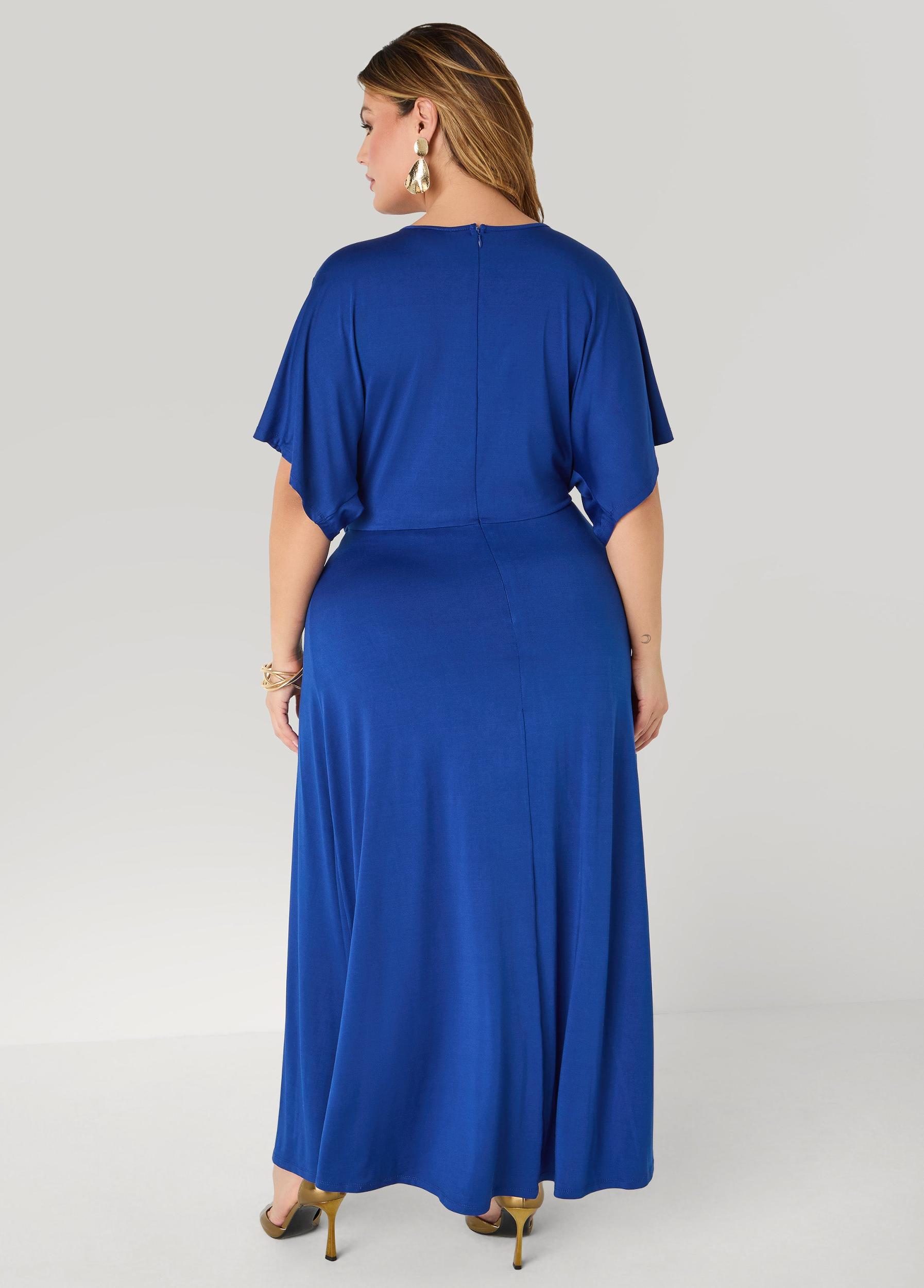 Embellished Gathered Maxi Dress Product Image