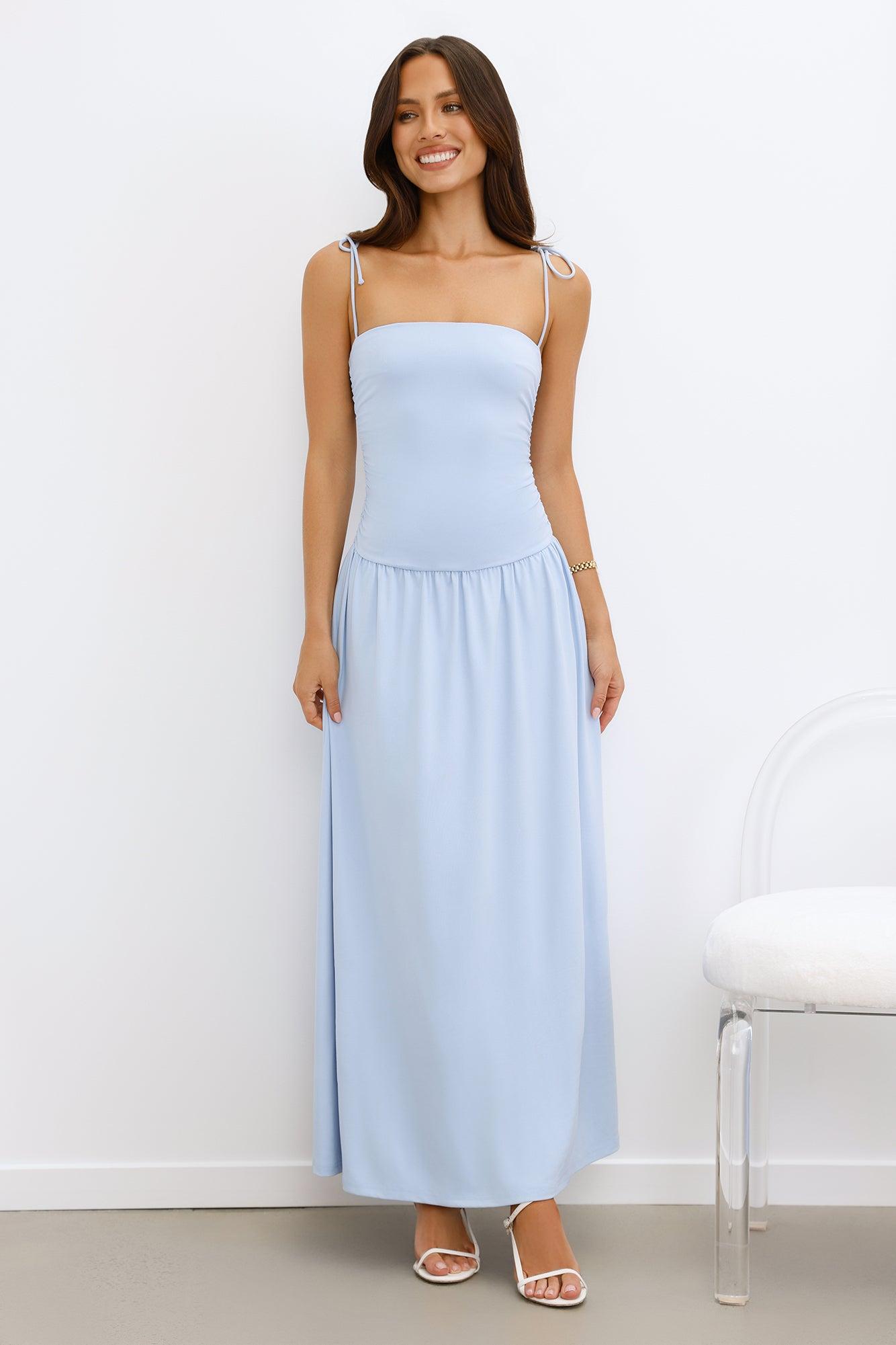 Dream Strides Maxi Dress Blue Product Image